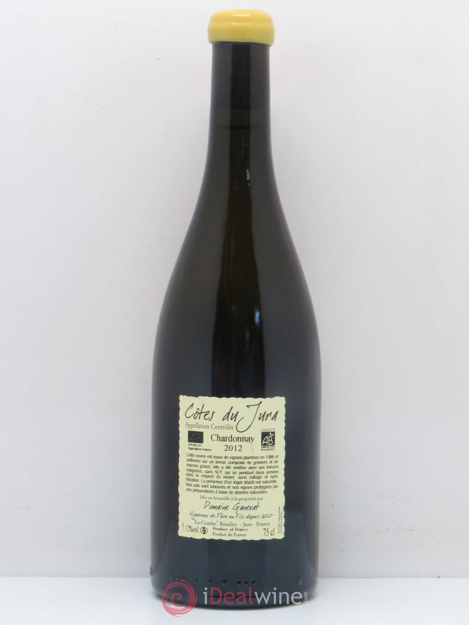 Côtes du Jura Cuvée Florine Jean-François Ganevat (Domaine) 2012 - Lot de 1 bouteille - 1