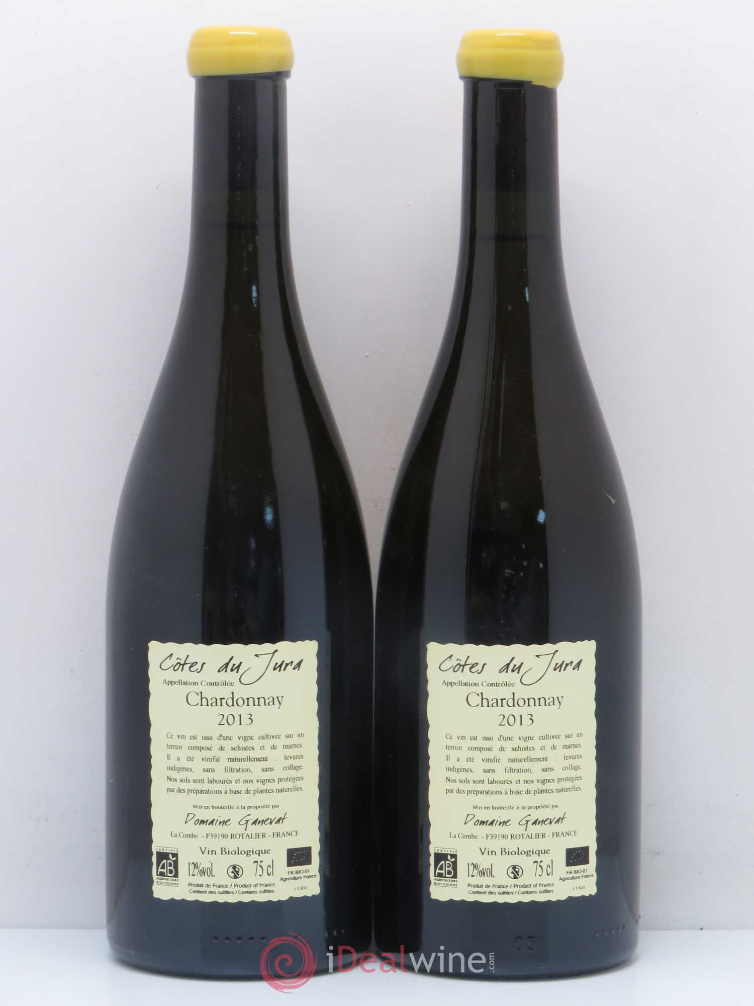 Côtes du Jura Grusse en Billat Jean-François Ganevat (Domaine) 2013 - Lot de 2 bouteilles - 1