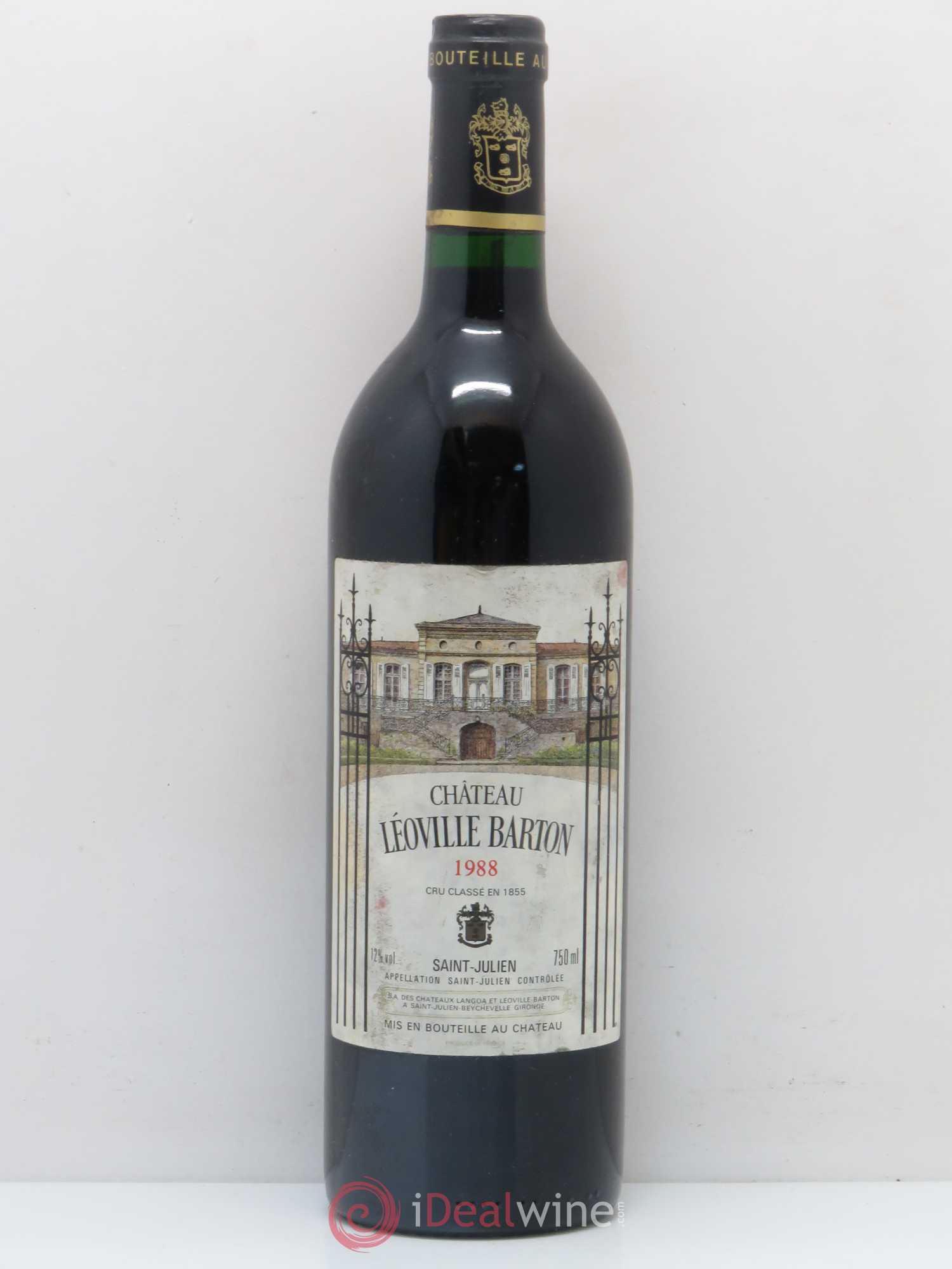 Château Léoville Barton 2ème Grand Cru Classé 1988 - Lot de 1 bouteille - 0