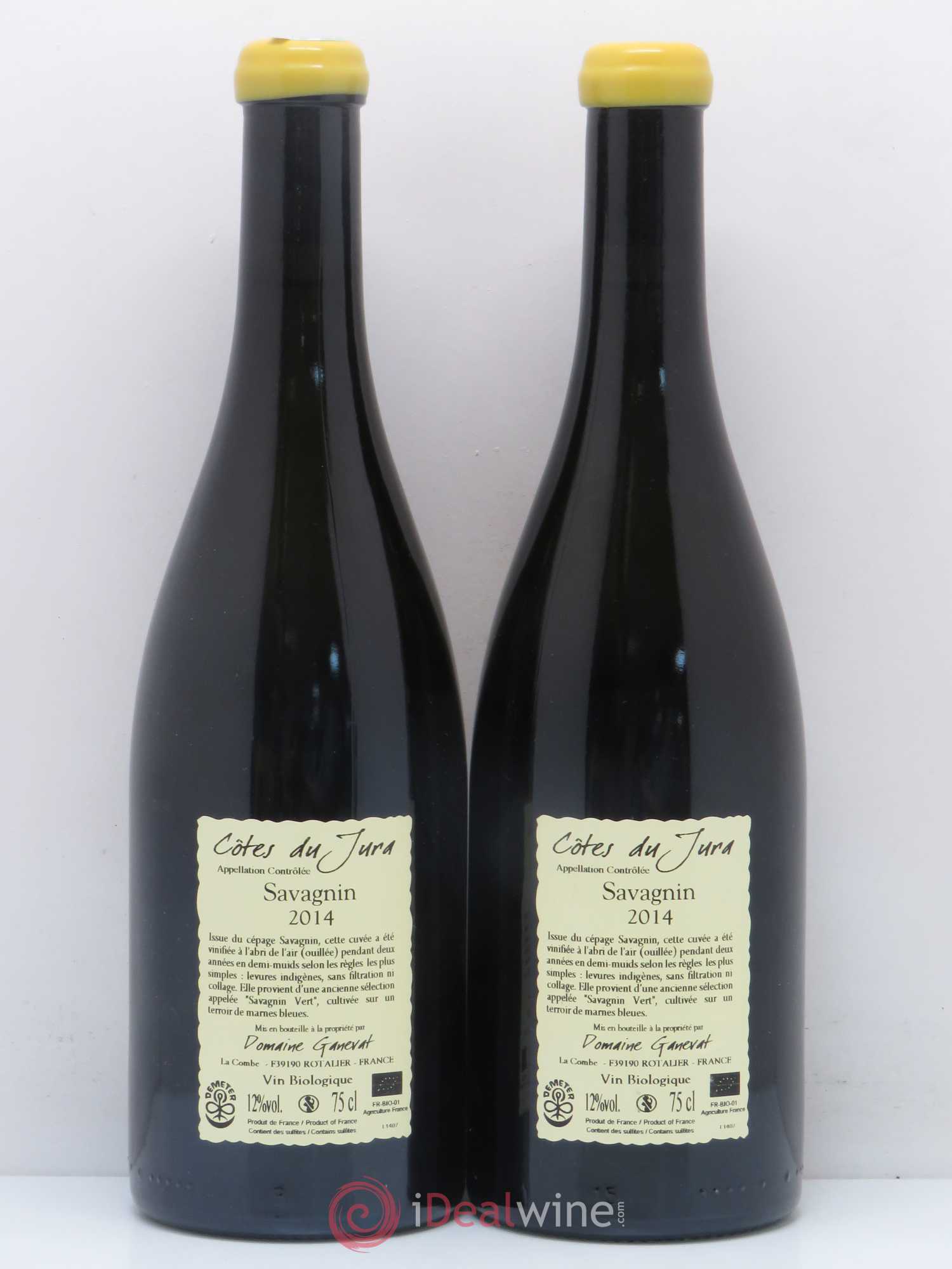 Côtes du Jura Les Chalasses Marnes Bleues Jean-François Ganevat (Domaine) 2014 - Lot de 2 bouteilles - 1