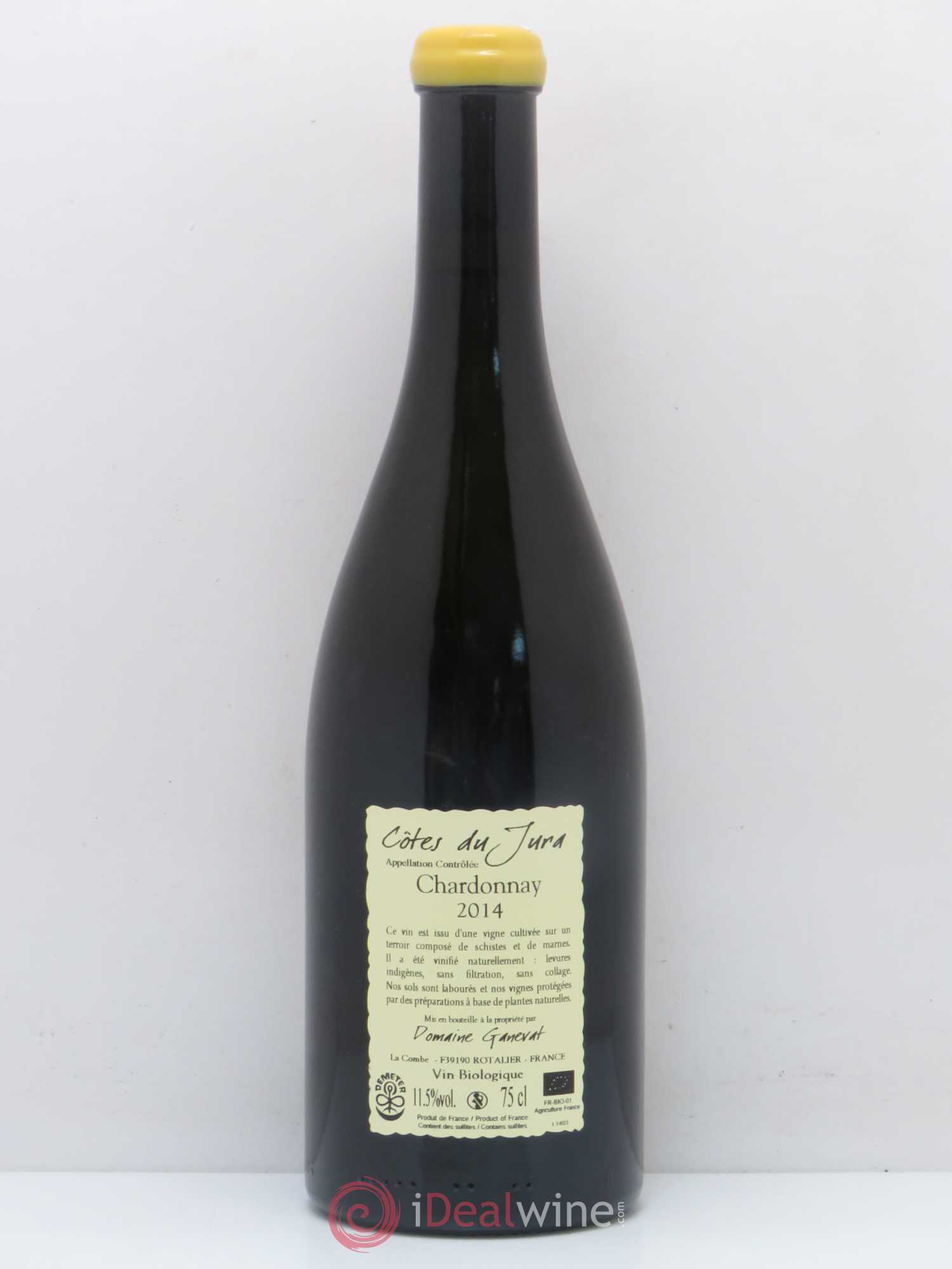 Côtes du Jura Grusse en Billat Jean-François Ganevat (Domaine) 2014 - Lot de 1 bouteille - 1