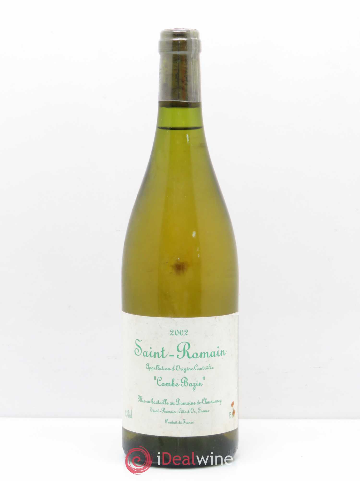 Saint-Romain Combe Bazin Domaine de Chassorney 2002 - Lot de 1 bouteille - 0