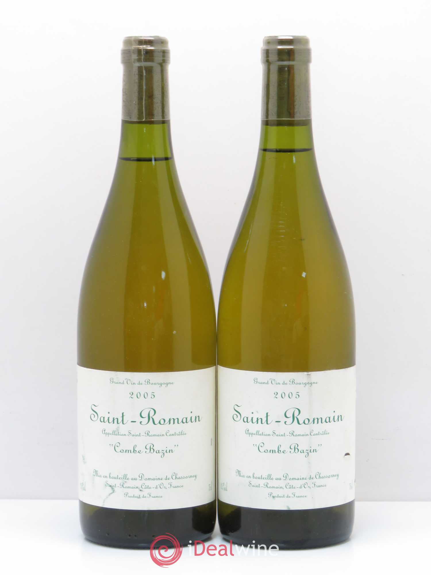 Saint-Romain Combe Bazin Domaine de Chassorney 2005 - Lot de 2 bouteilles - 0