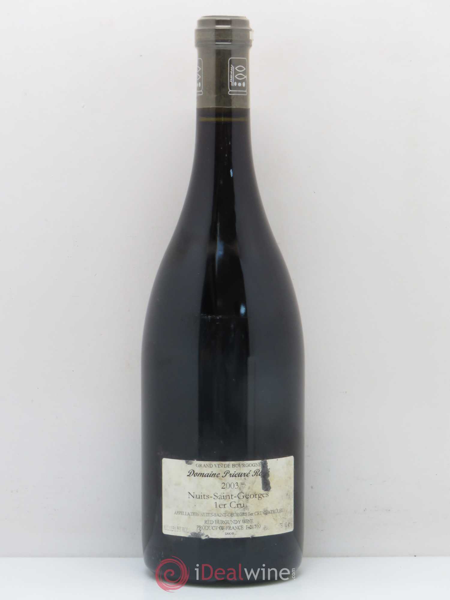 Nuits-Saint-Georges 1er Cru Vieilles Vignes Prieuré Roch 2003 - Lot de 1 bouteille - 1