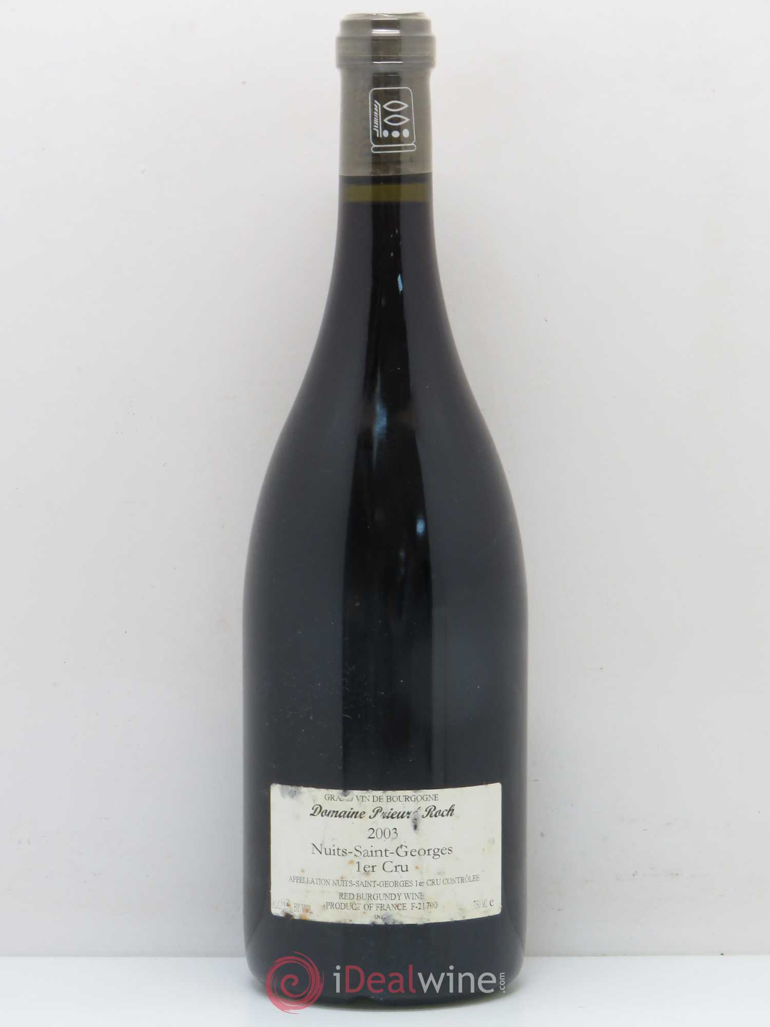 Nuits-Saint-Georges 1er Cru Vieilles Vignes Prieuré Roch 2003 - Lot de 1 bouteille - 1