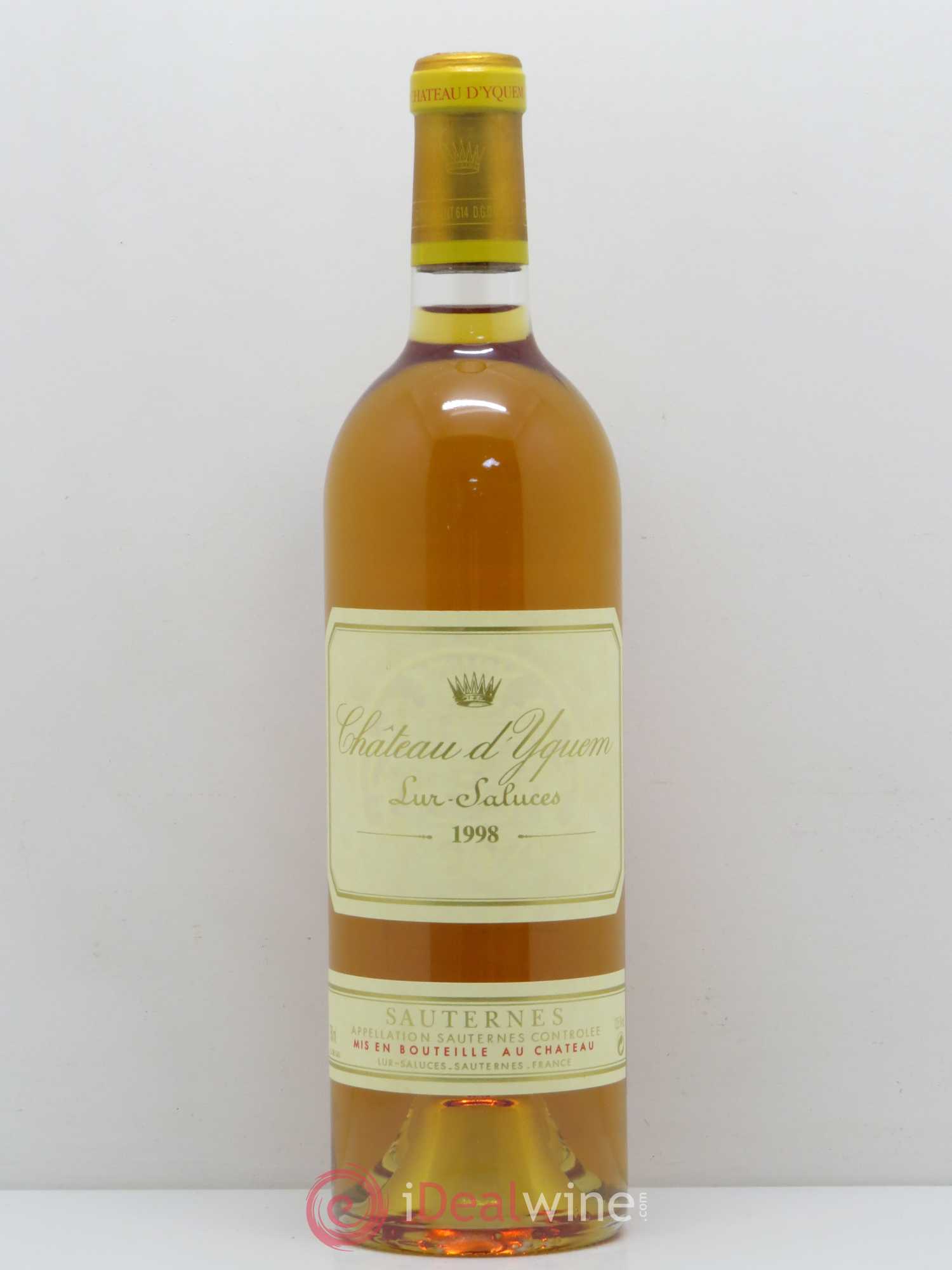Château d' Yquem 1er Cru Classé Supérieur 1998 - Lotto di 1 bottiglia - 0