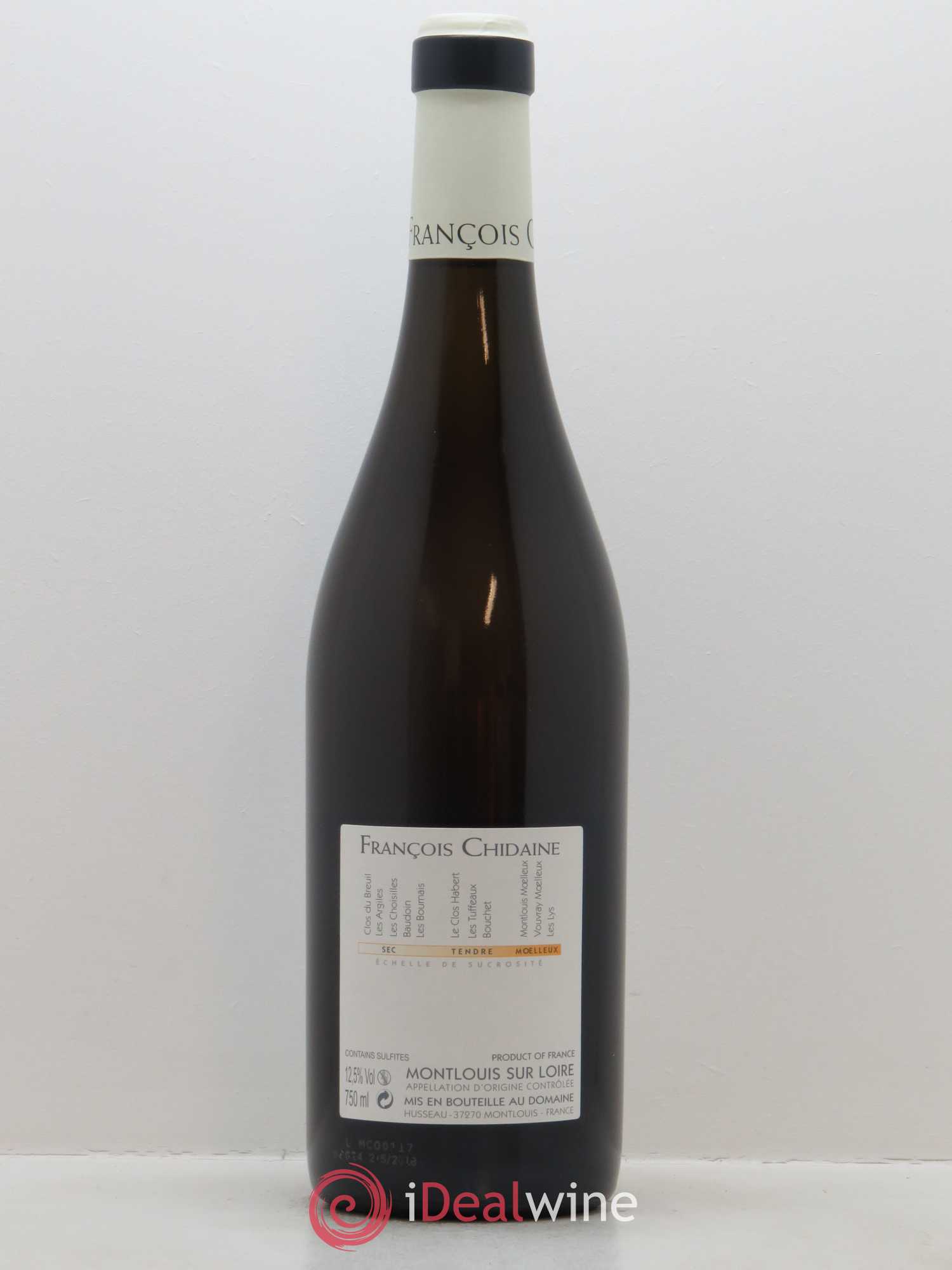 Montlouis-sur-Loire Les Choisilles François Chidaine 2017 - Lot de 1 bouteille - 1