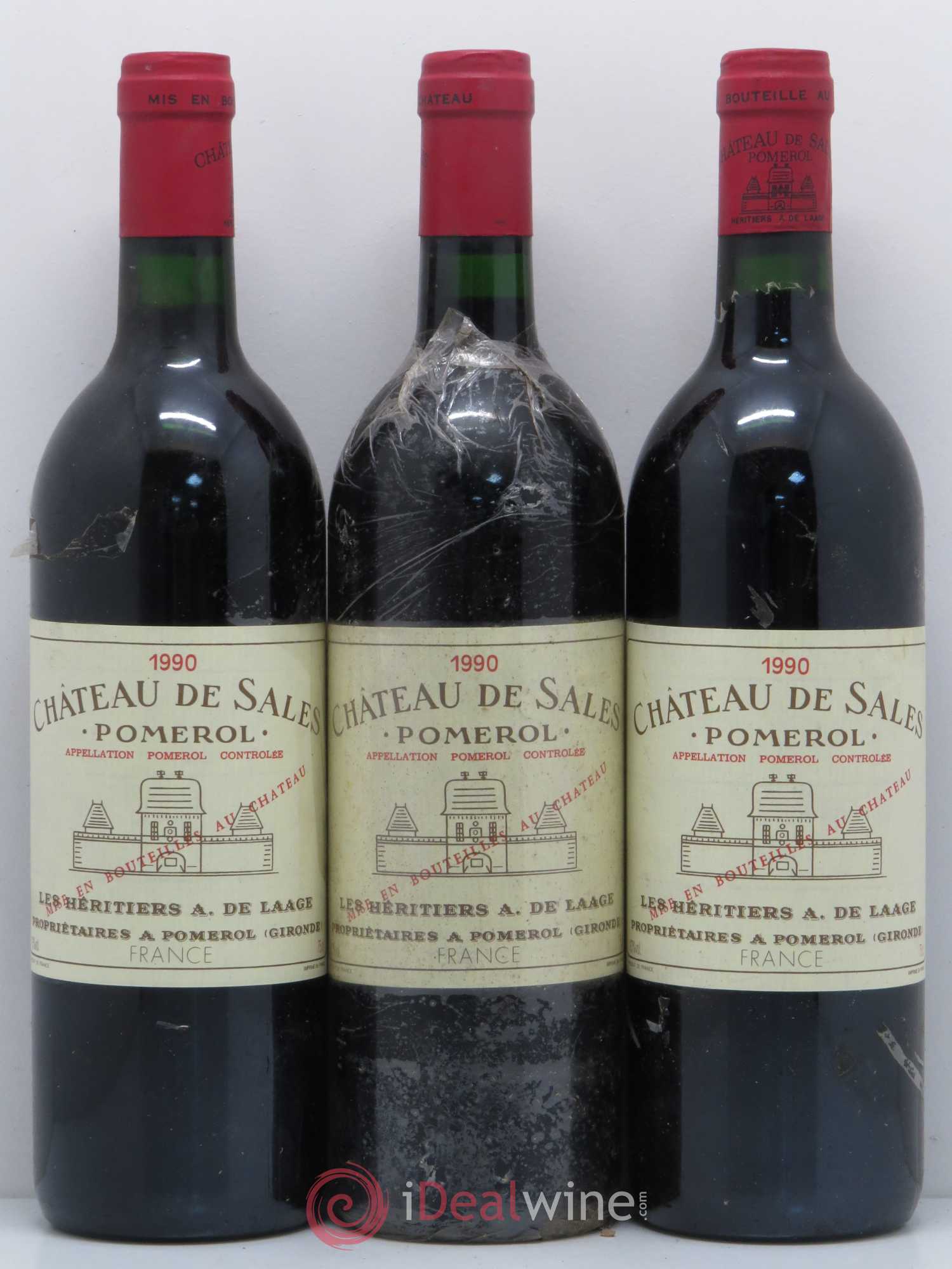 Château de Sales 1990 - Lot de 12 bouteilles - 1