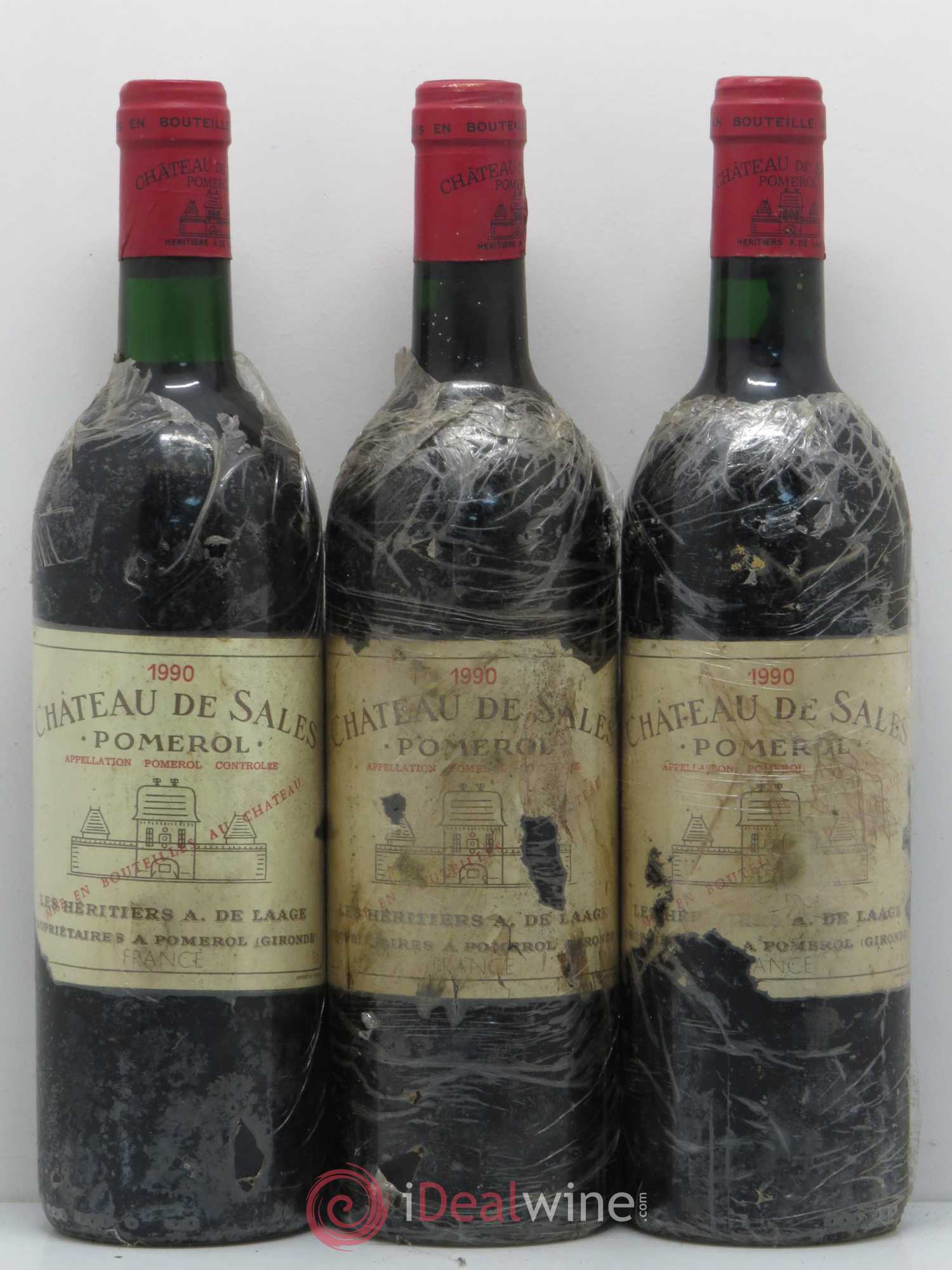 Château de Sales 1990 - Lot de 12 bouteilles - 4