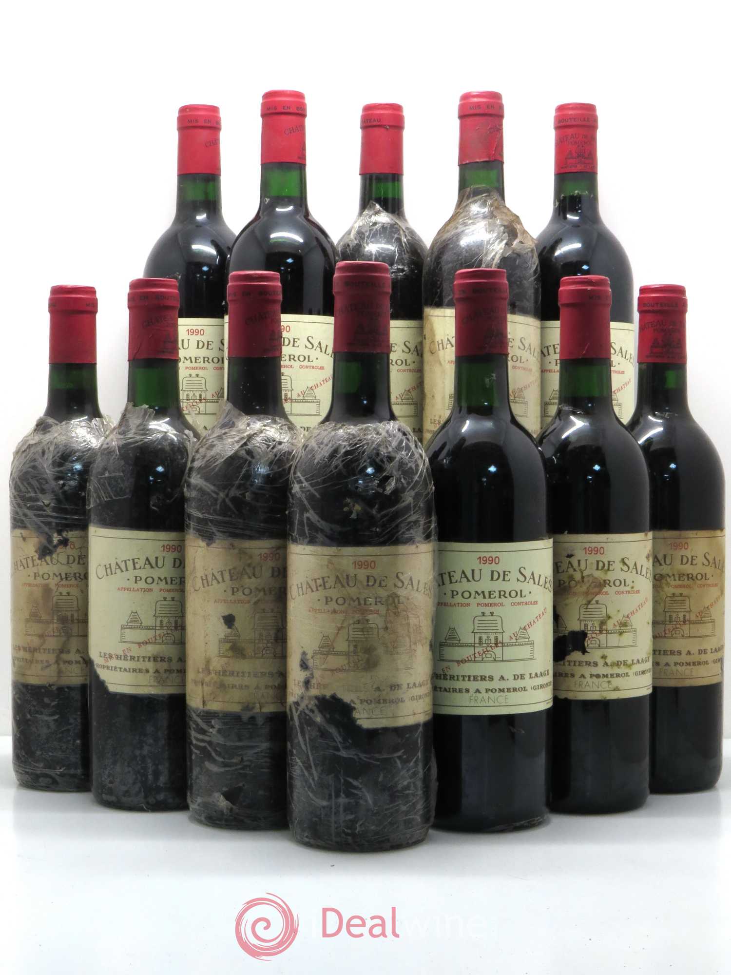Château de Sales 1990 - Lot de 12 bouteilles - 0