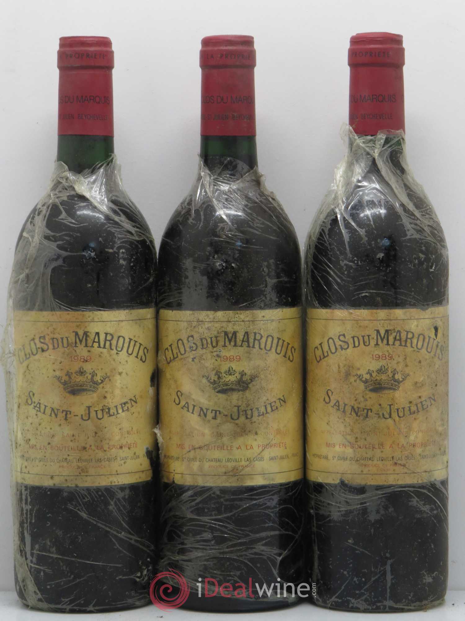 Clos du Marquis 1989 - Lot de 12 bouteilles - 1