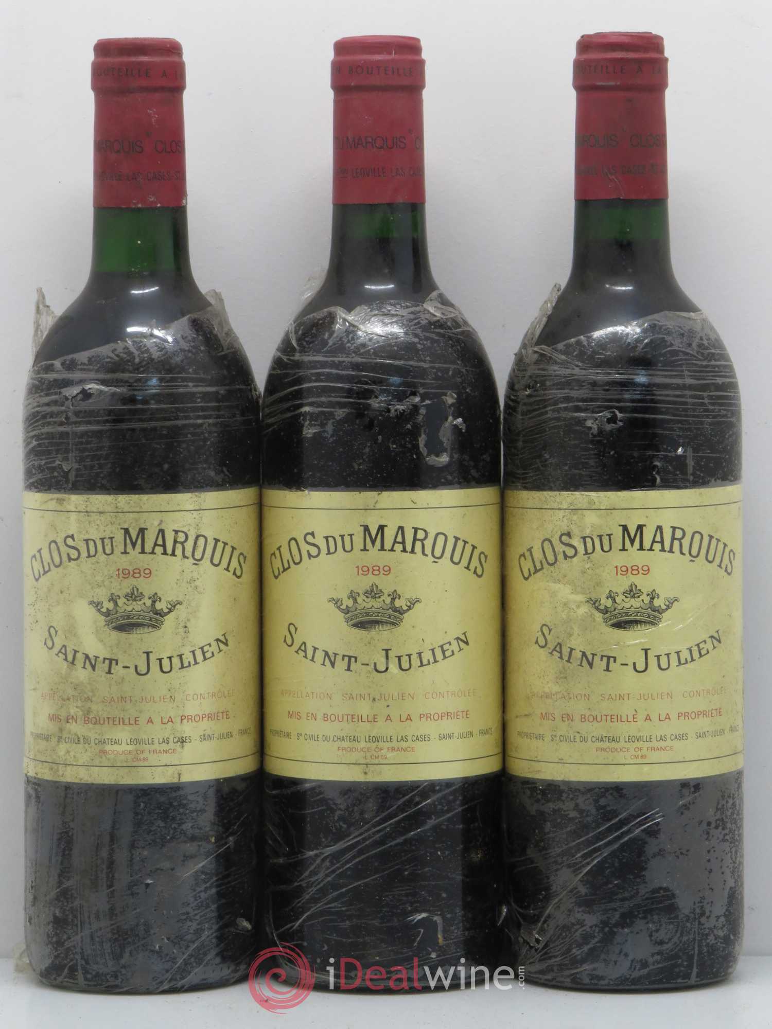 Clos du Marquis 1989 - Lot de 12 bouteilles - 2