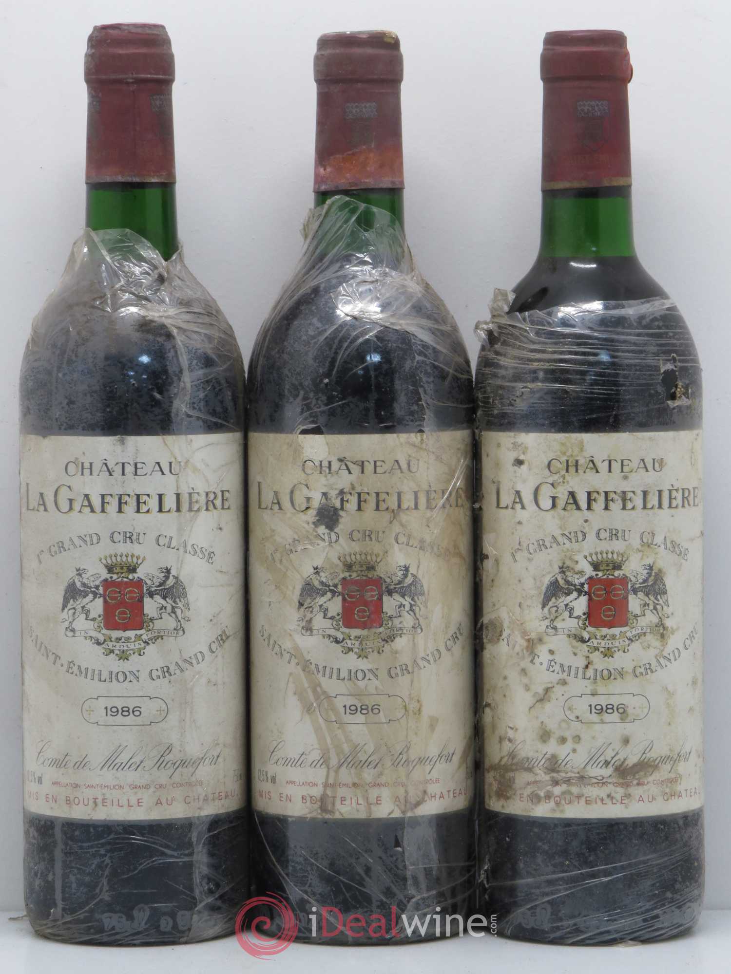 Château la Gaffelière 1er Grand Cru Classé B 1986 - Lot de 12 bouteilles - 2