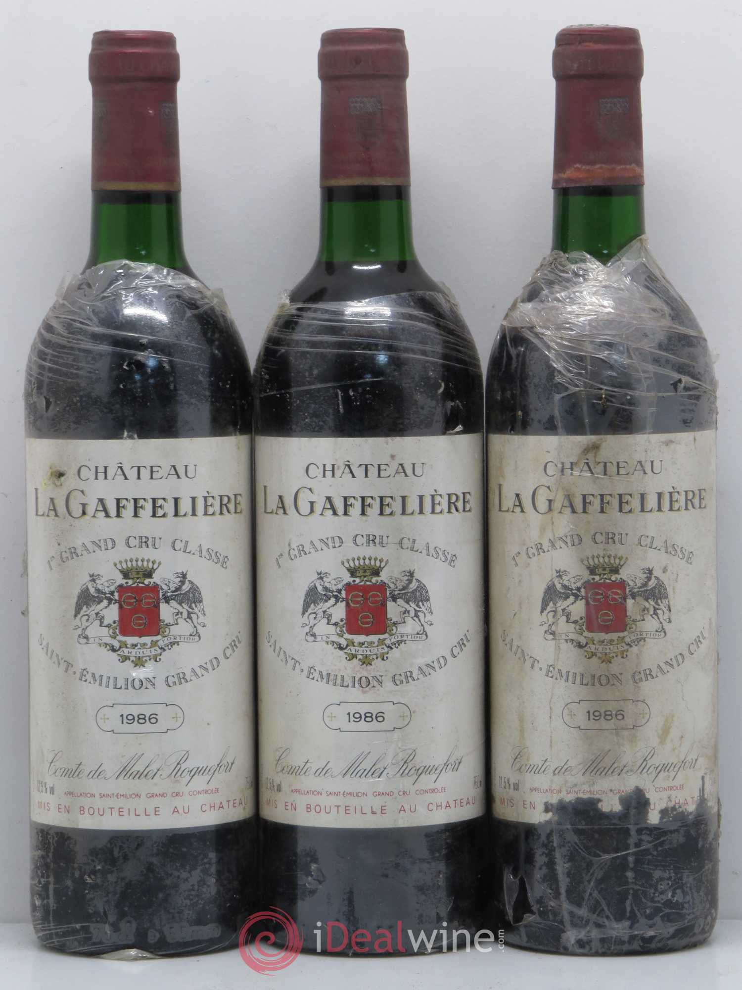 Château la Gaffelière 1er Grand Cru Classé B 1986 - Lot de 12 bouteilles - 3