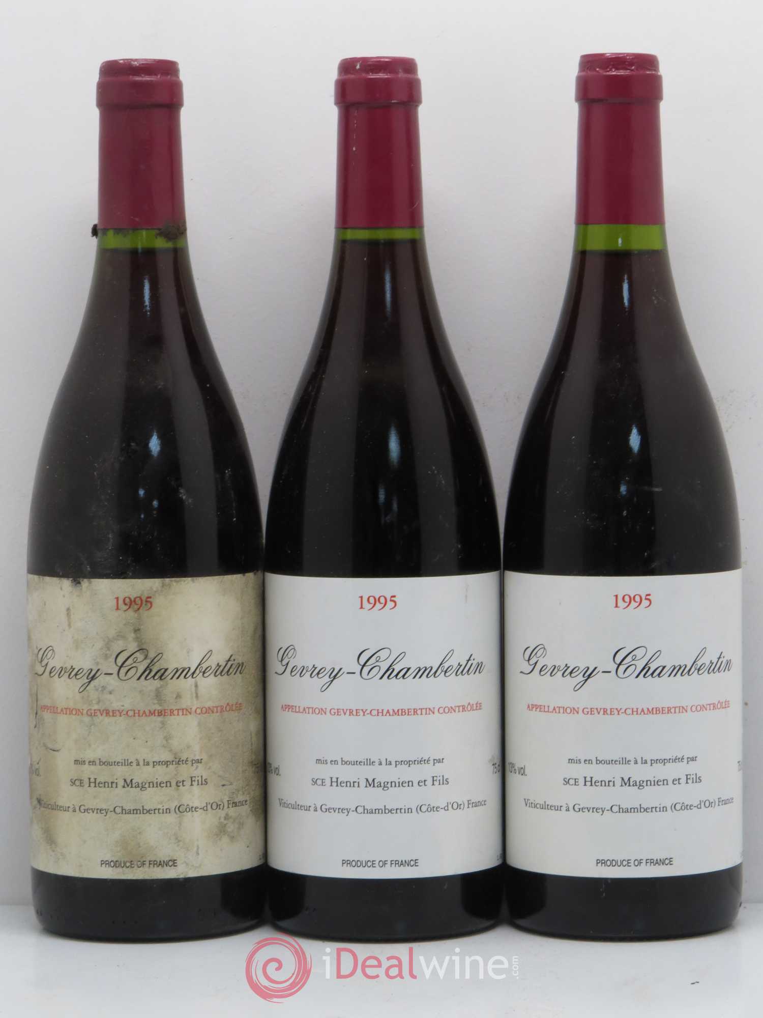 Gevrey-Chambertin Henri Magnien 1995 - Lot de 6 bouteilles - 2