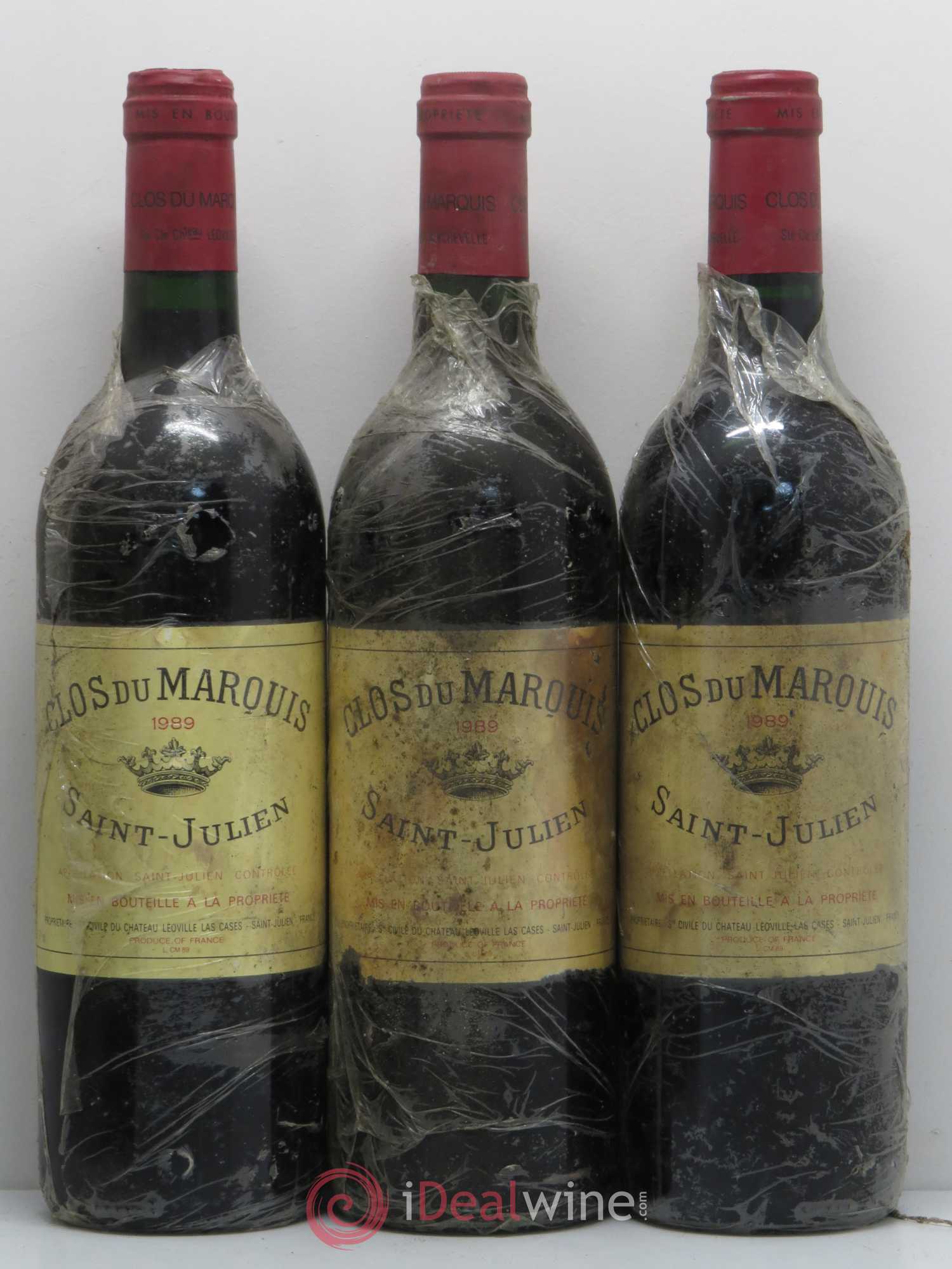 Clos du Marquis 1989 - Lot de 6 bouteilles - 1
