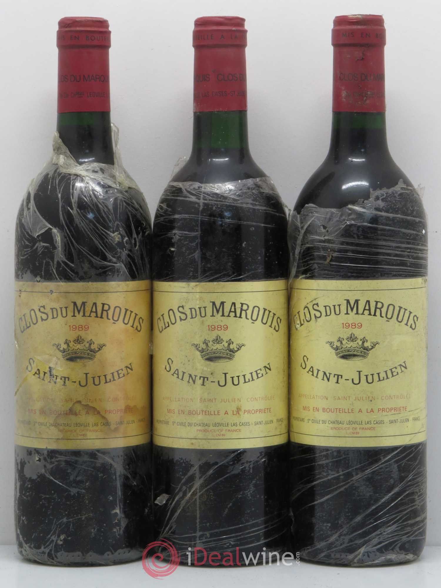Clos du Marquis 1989 - Lot de 6 bouteilles - 2