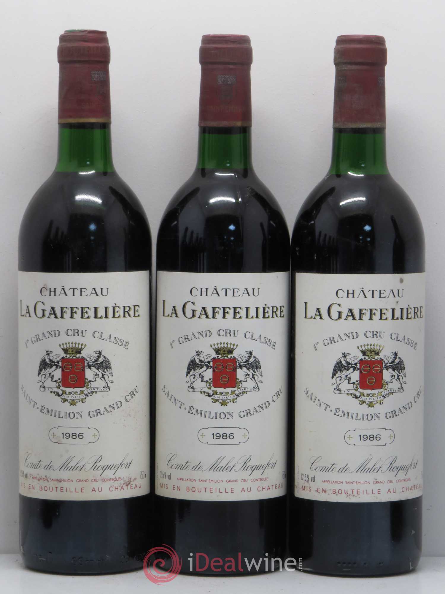 Château la Gaffelière 1er Grand Cru Classé B 1986 - Lot de 12 bouteilles - 2