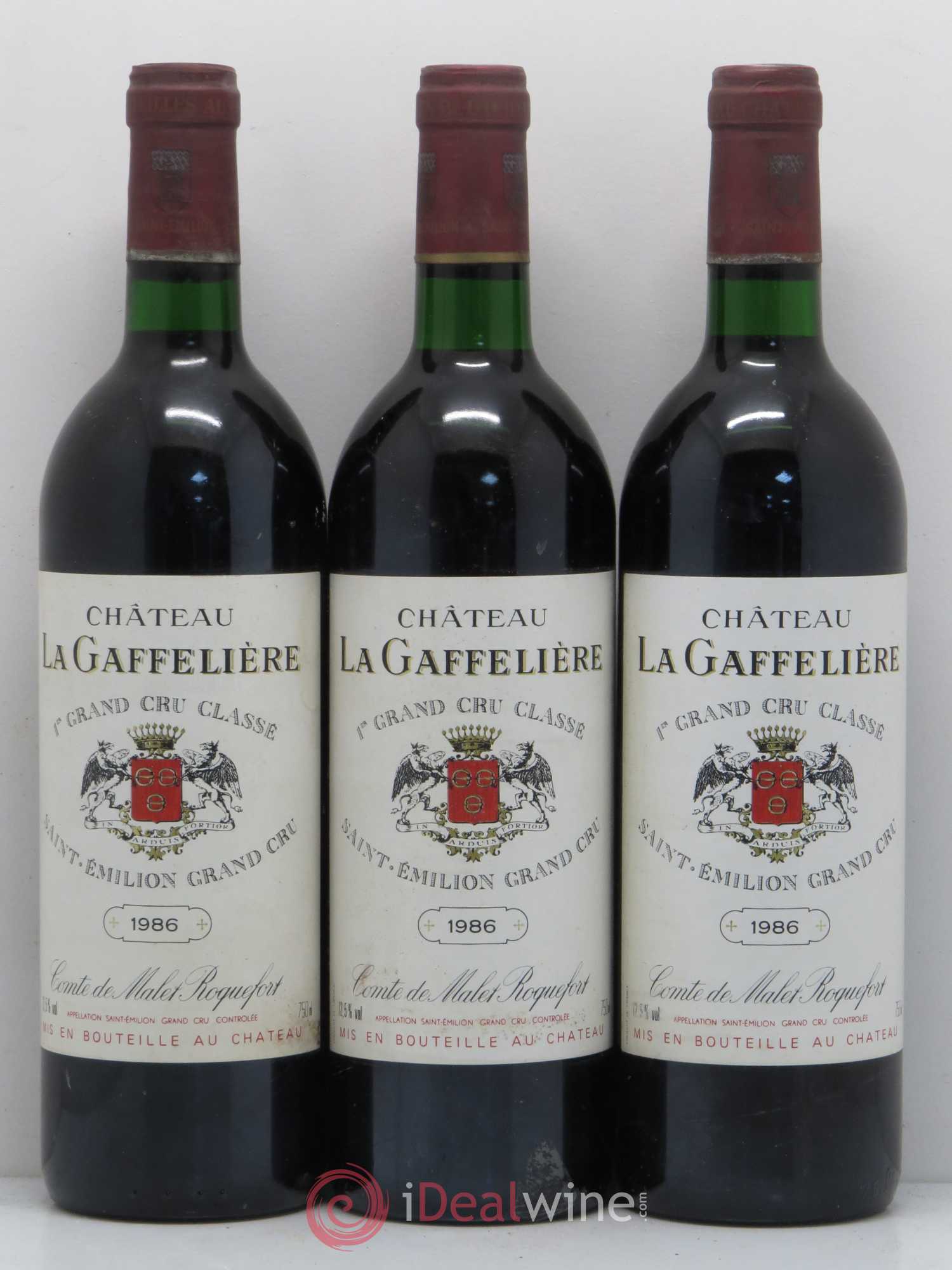 Château la Gaffelière 1er Grand Cru Classé B 1986 - Lot de 12 bouteilles - 4