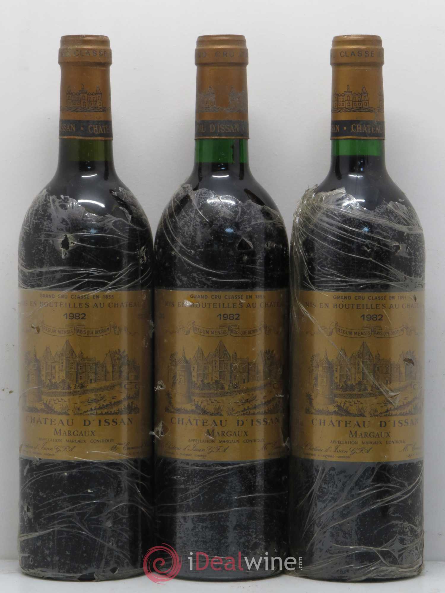 Château d'Issan 3ème Grand Cru Classé 1982 - Lot de 6 bouteilles - 1