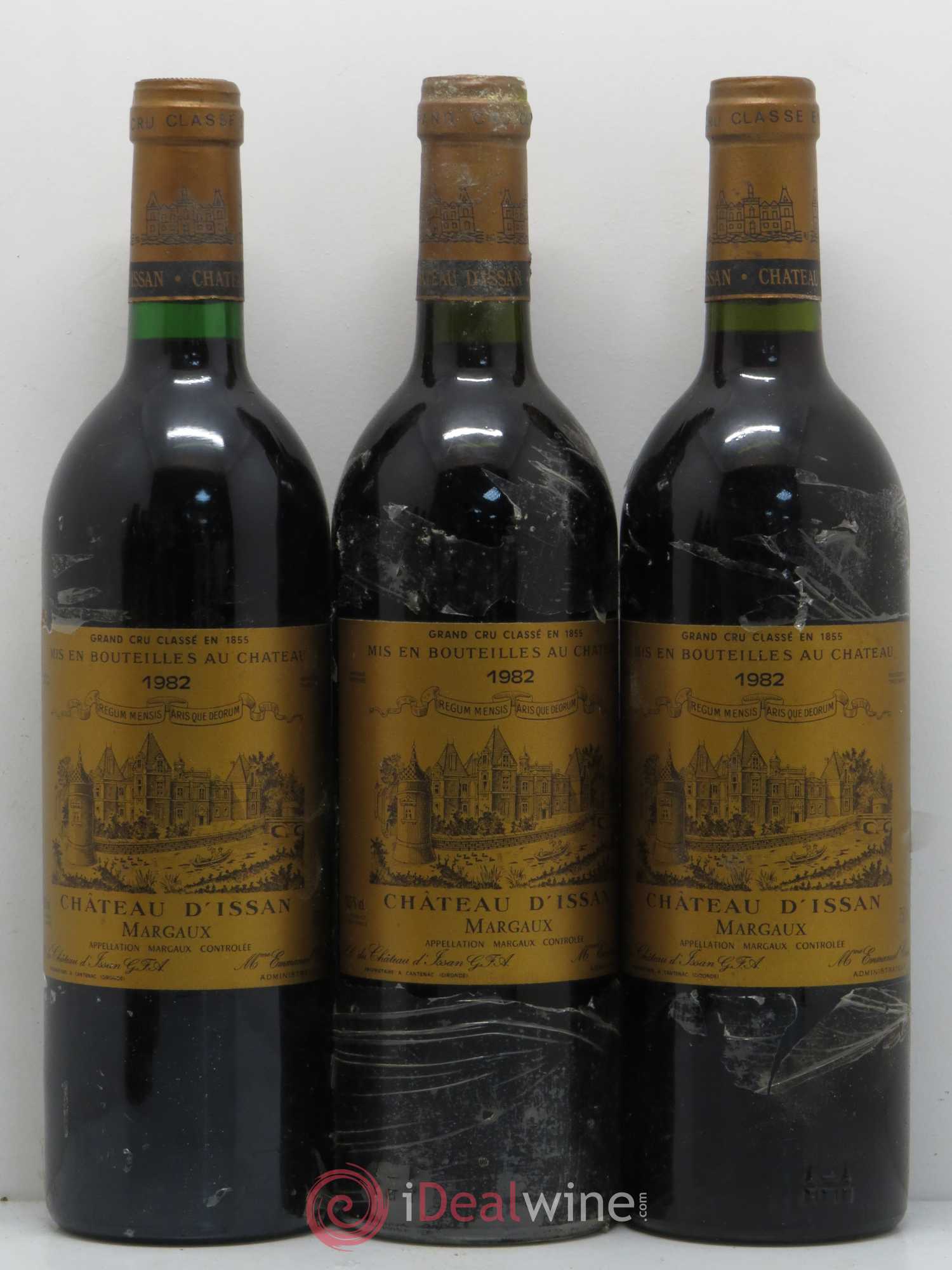Château d'Issan 3ème Grand Cru Classé 1982 - Lot de 6 bouteilles - 2