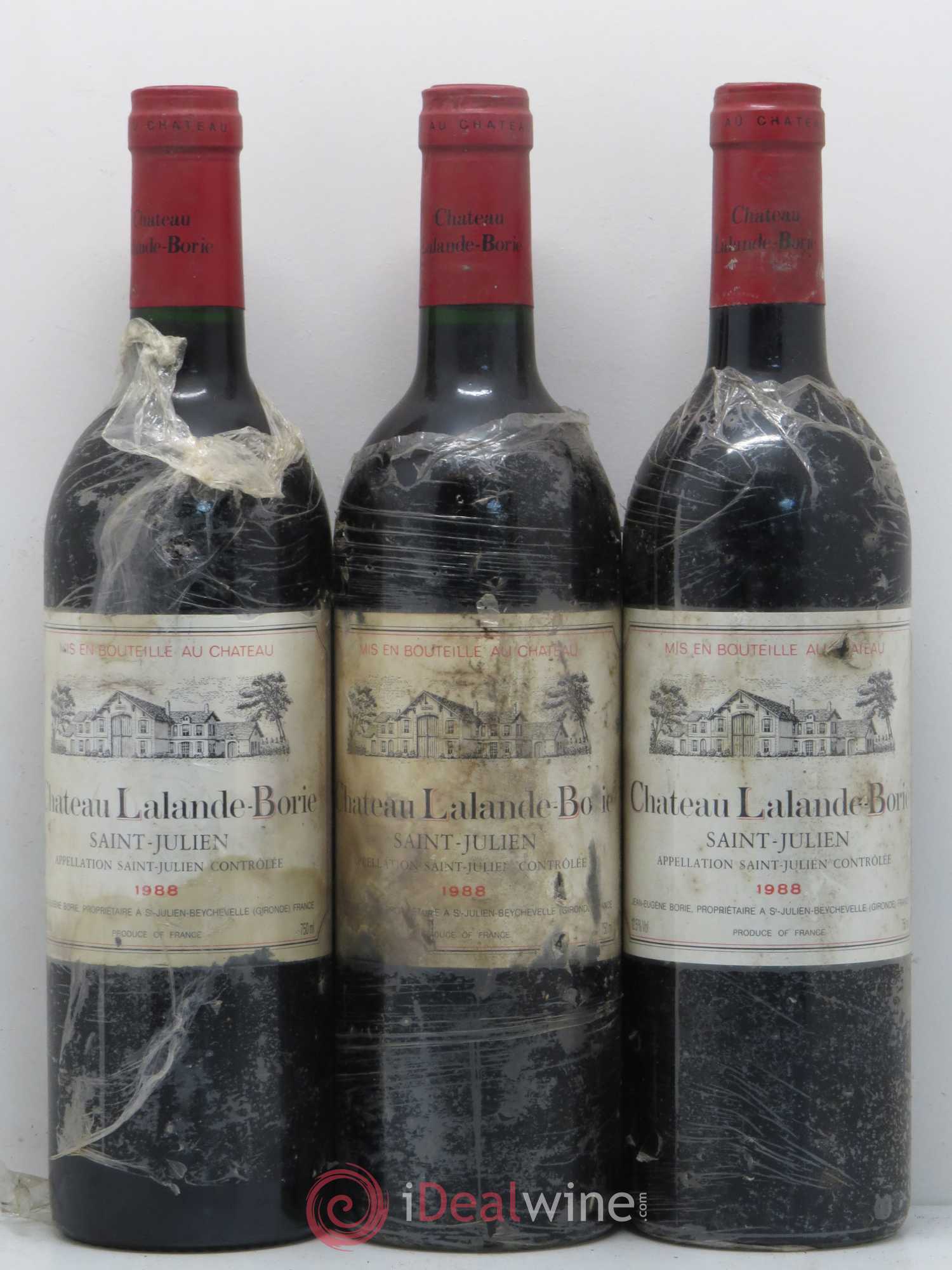 Château Lalande Borie 1988 - Lot de 12 bouteilles - 4