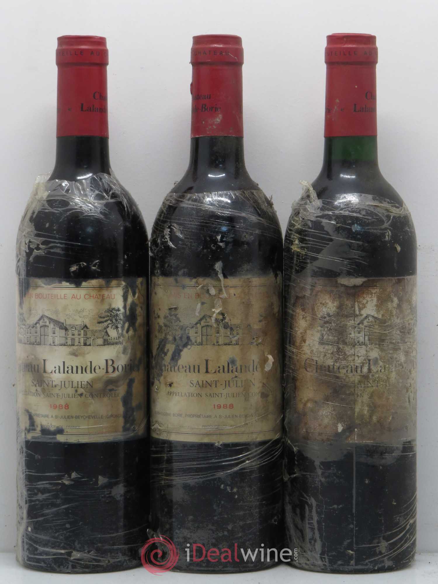 Château Lalande Borie 1988 - Lot de 6 bouteilles - 1