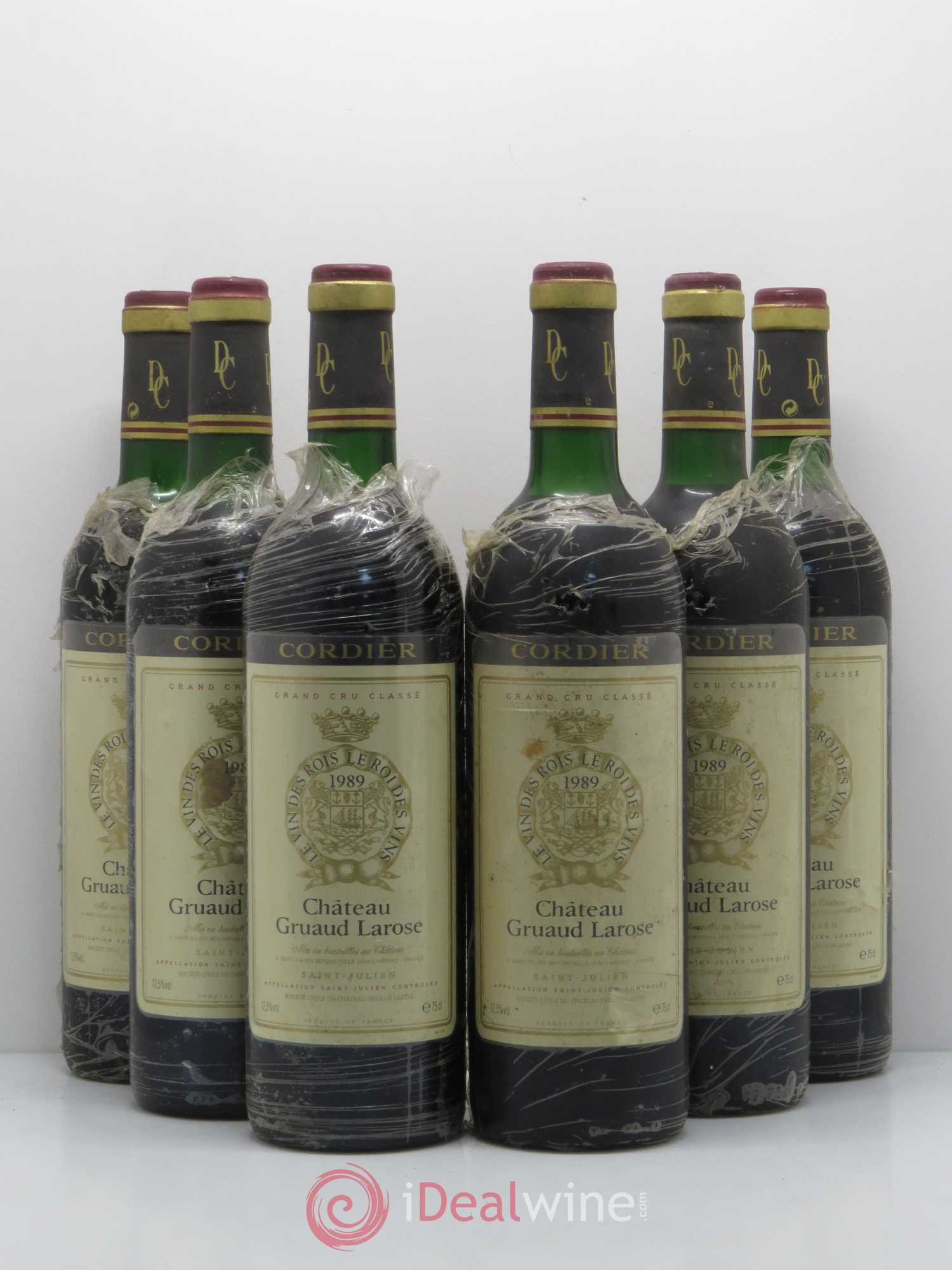 Château Gruaud Larose 2ème Grand Cru Classé 1989 - Lot de 6 bouteilles - 0