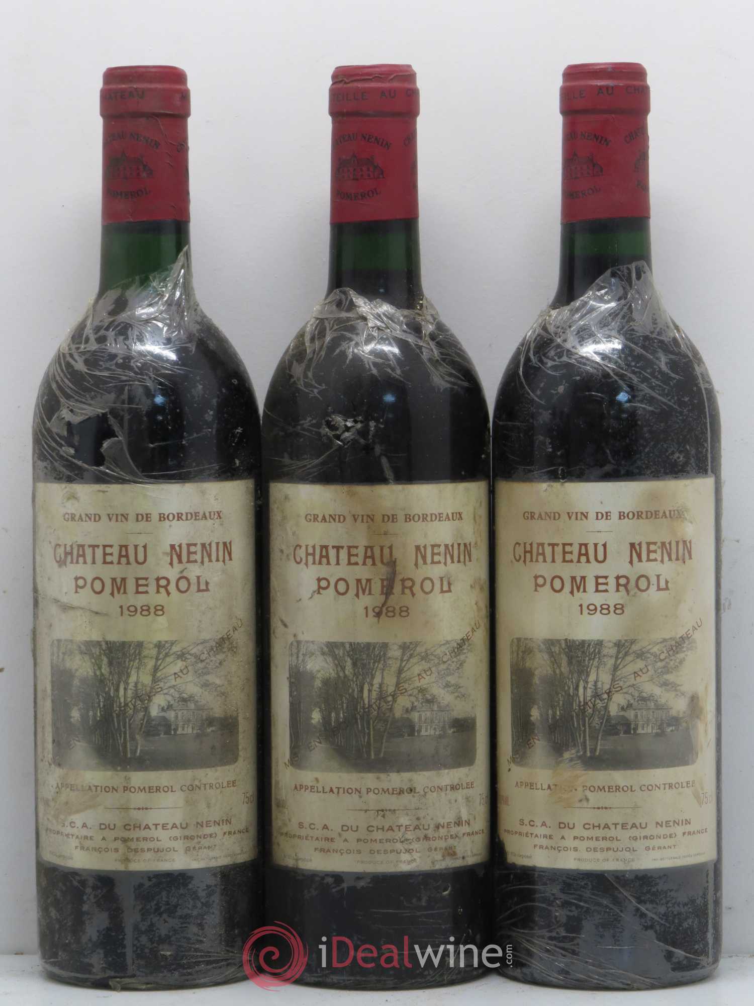 Château Nenin 1988 - Lot de 6 bouteilles - 2