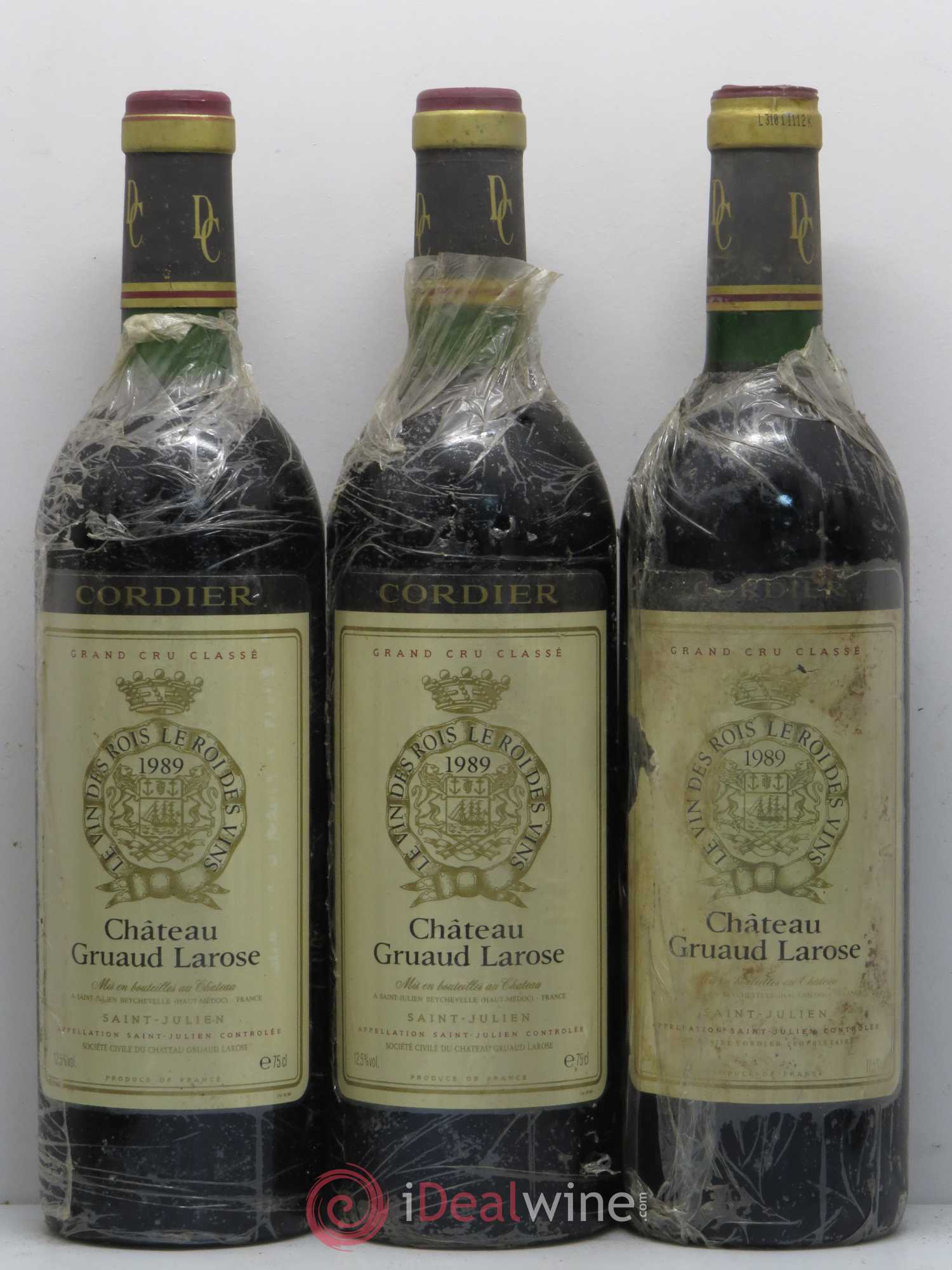 Château Gruaud Larose 2ème Grand Cru Classé 1989 - Lot de 12 bouteilles - 1