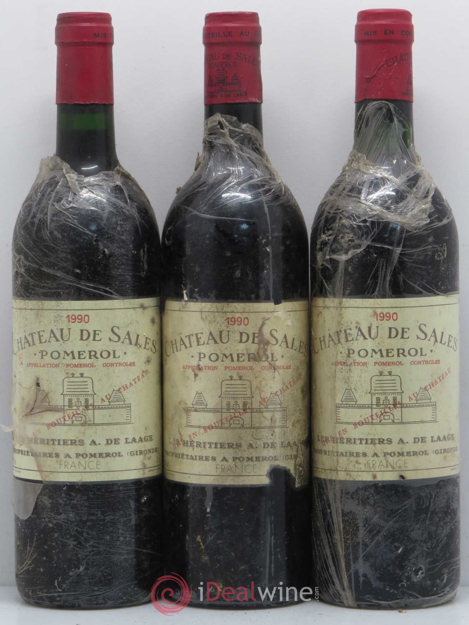 Château de Sales 1990 - Lot de 12 bouteilles - 1