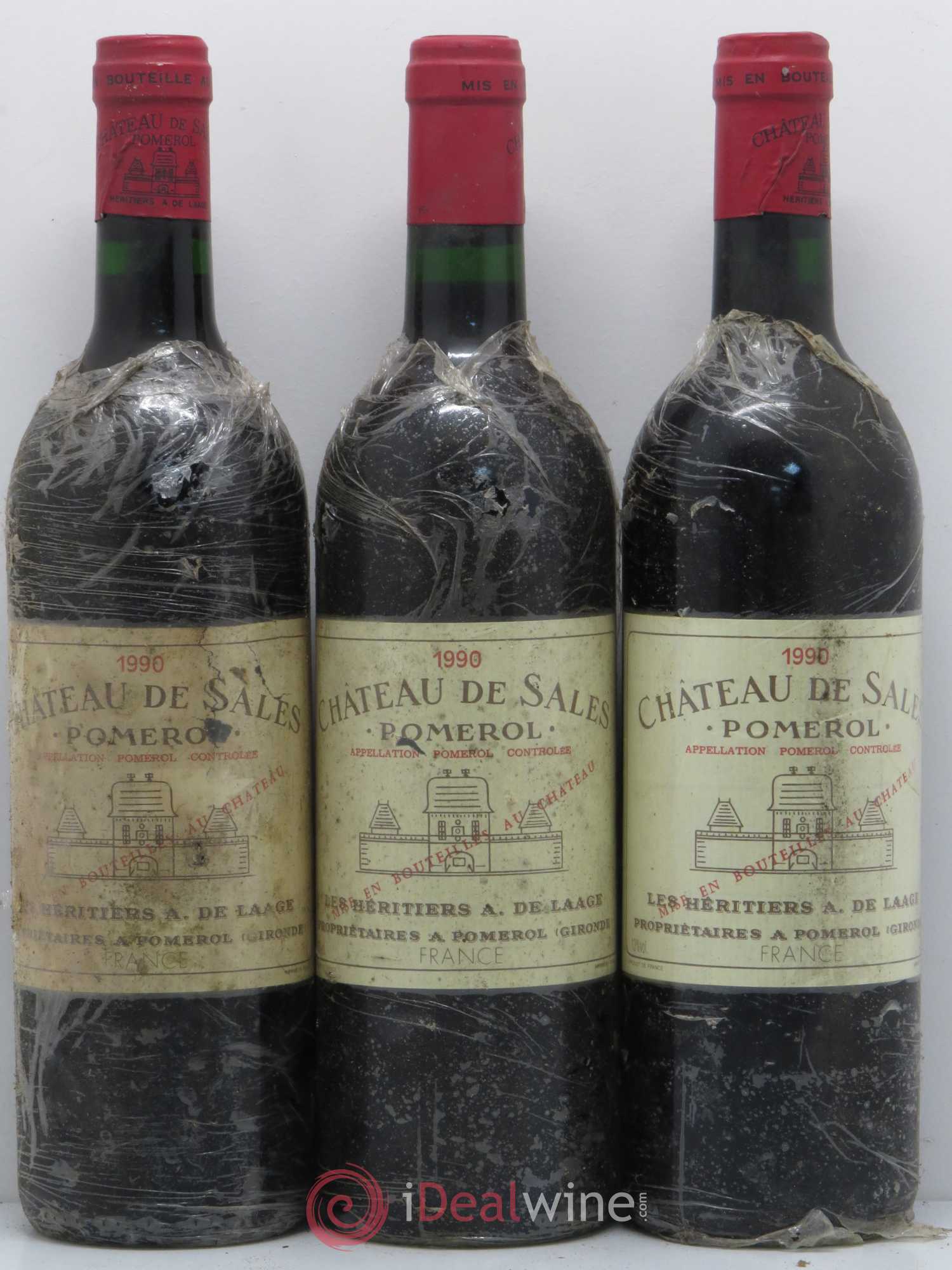 Château de Sales 1990 - Lot de 12 bouteilles - 4