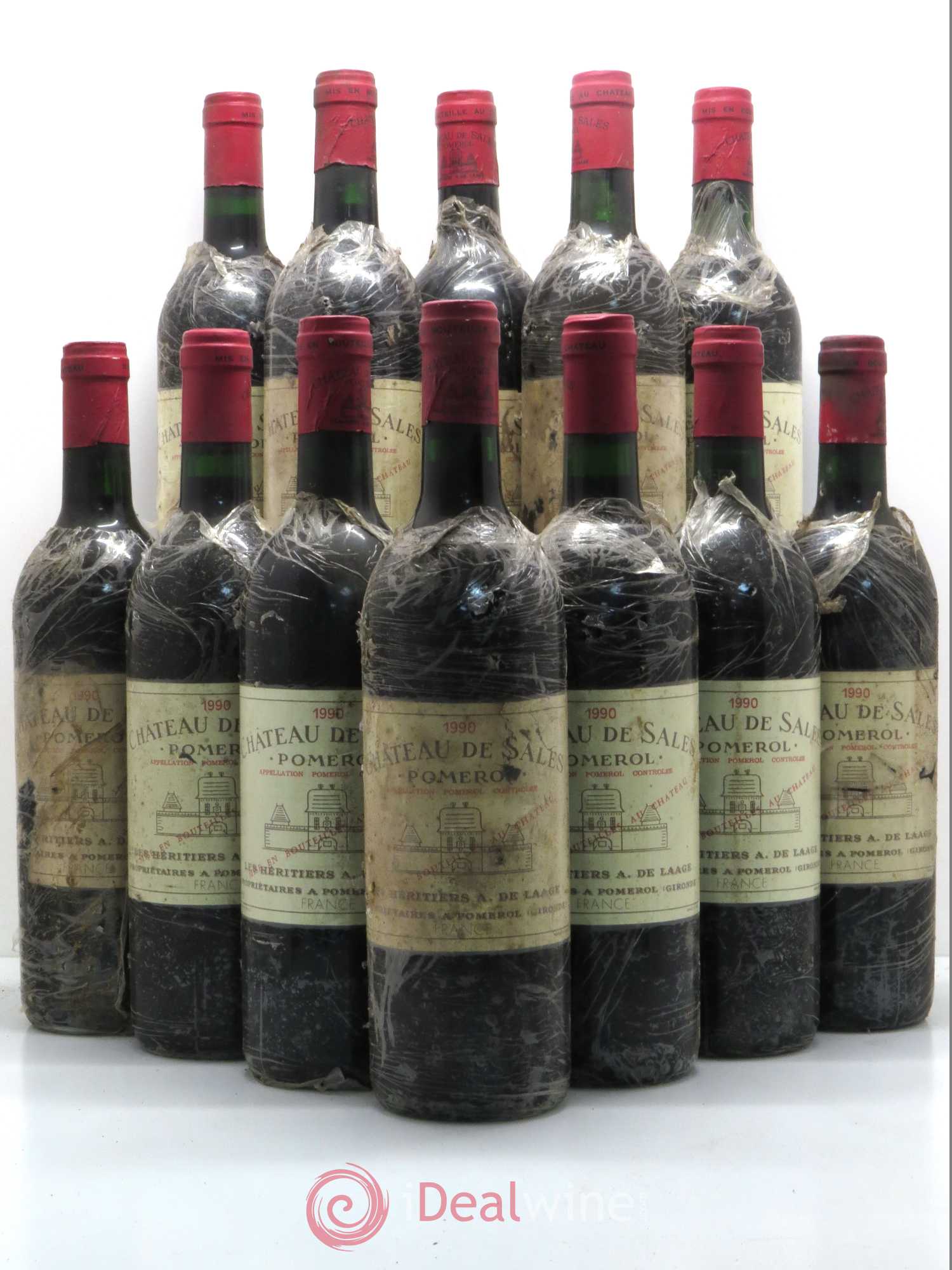 Château de Sales 1990 - Lot de 12 bouteilles - 0