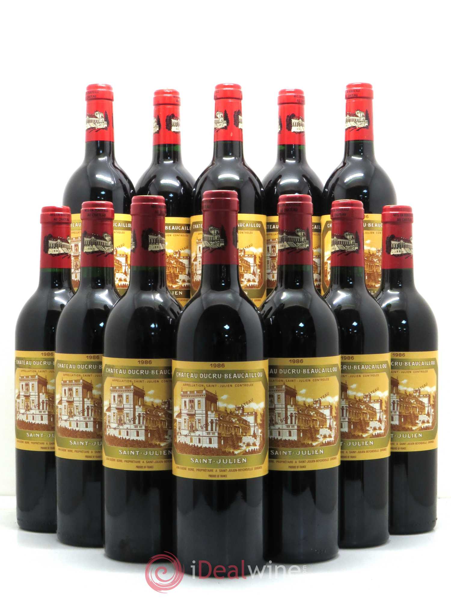 Château Ducru Beaucaillou 2ème Grand Cru Classé 1986 - Lot de 12 bouteilles - 0