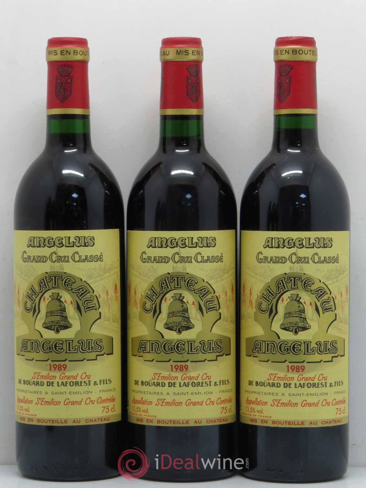 Château Angélus 1er Grand Cru Classé A 1989 - Lot de 6 bouteilles - 1