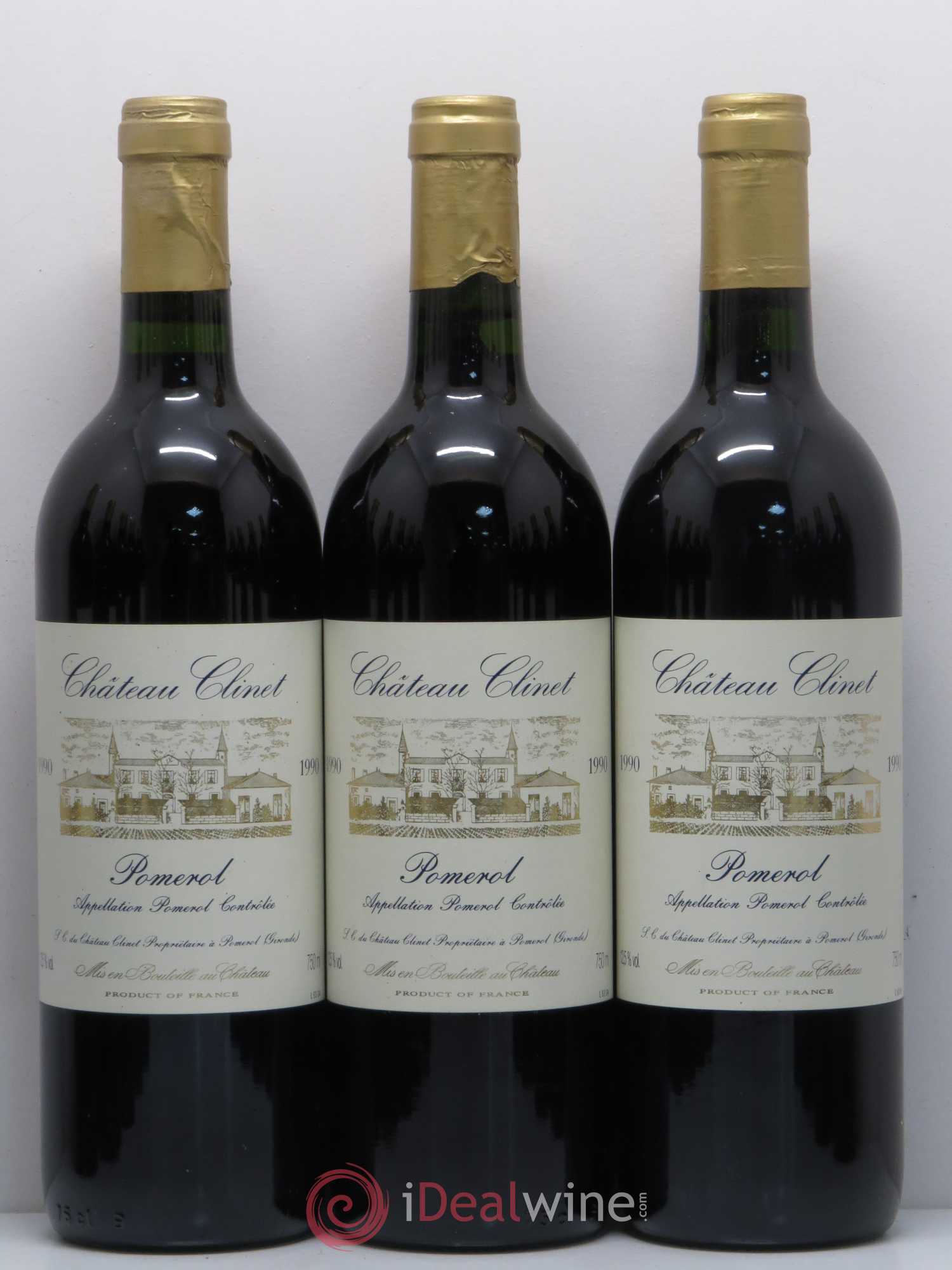Château Clinet 1990 - Lot de 12 bouteilles - 1