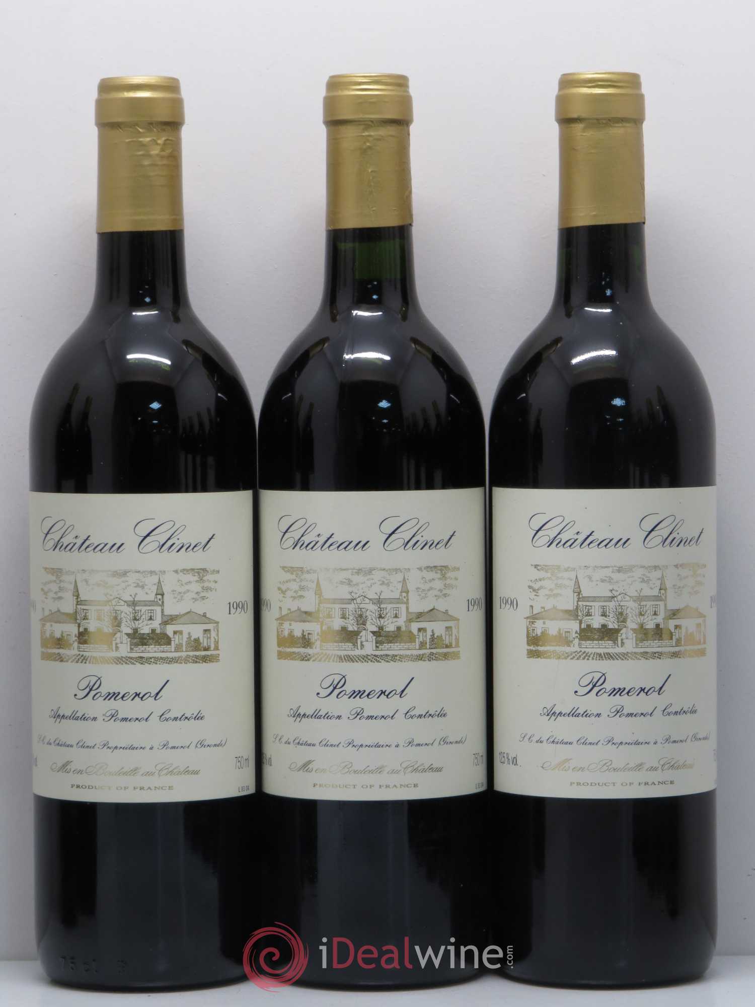 Château Clinet 1990 - Lot de 12 bouteilles - 2