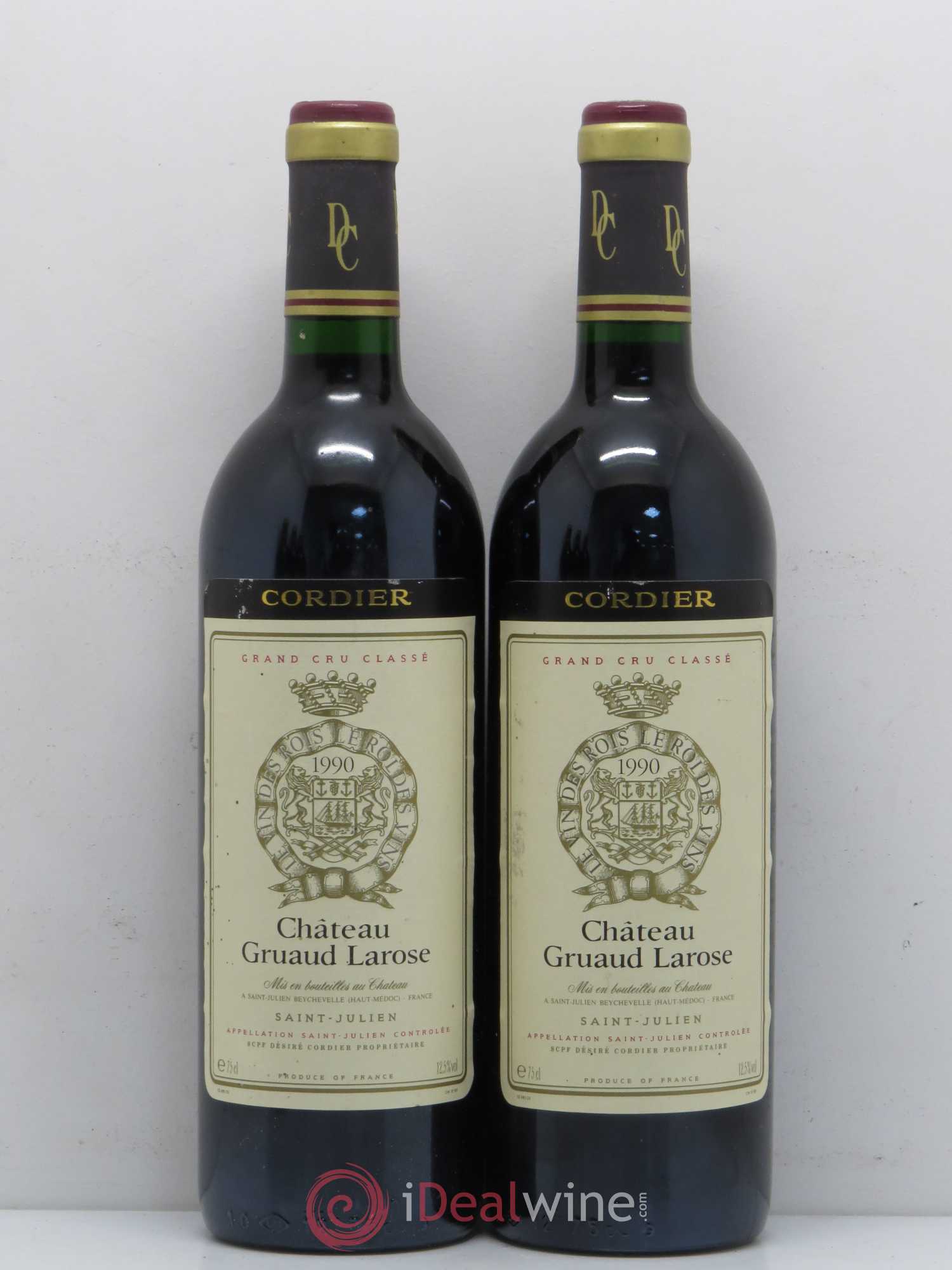 Château Gruaud Larose 2ème Grand Cru Classé 1990 - Lot de 5 bouteilles - 2