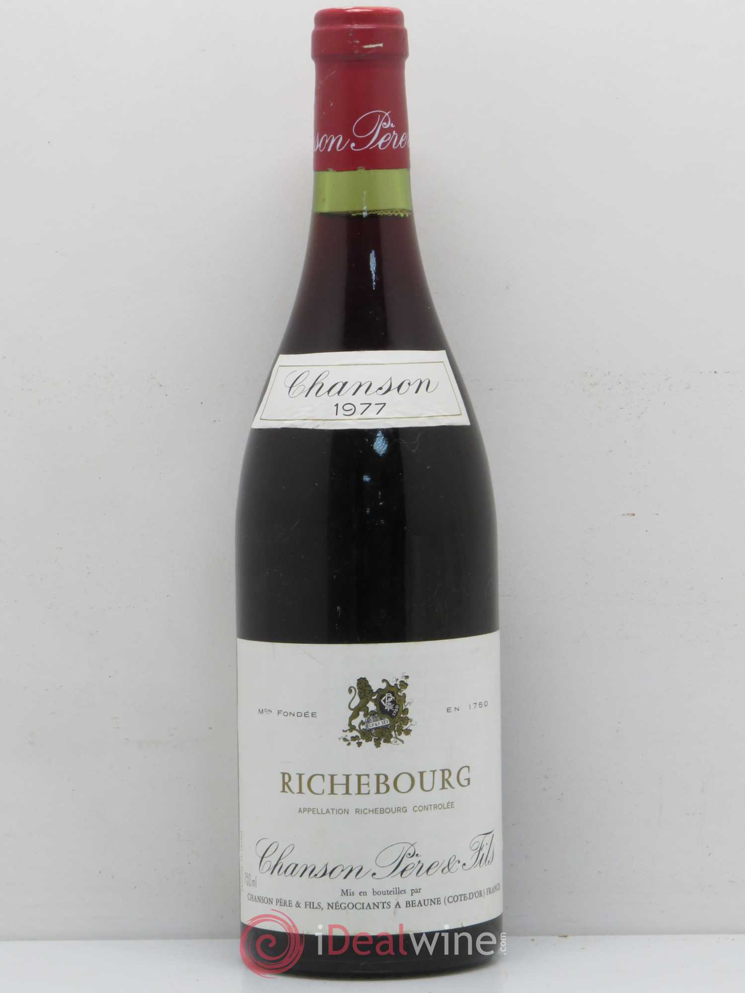 Richebourg Grand Cru Chanson 1977 - Posten von 1 Flasche - 0