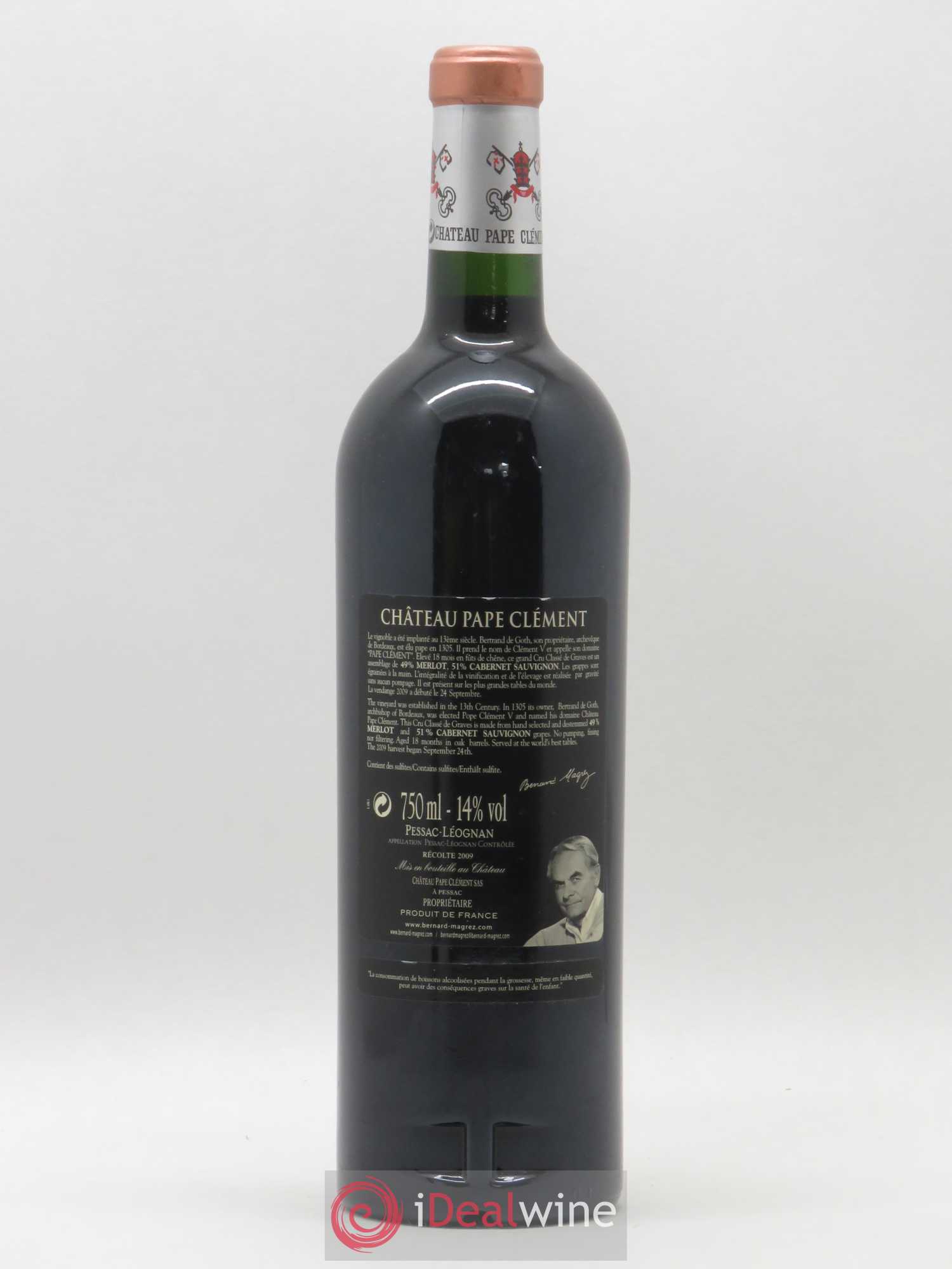 Château Pape Clément Cru Classé de Graves 2009 - Lot de 1 bouteille - 1