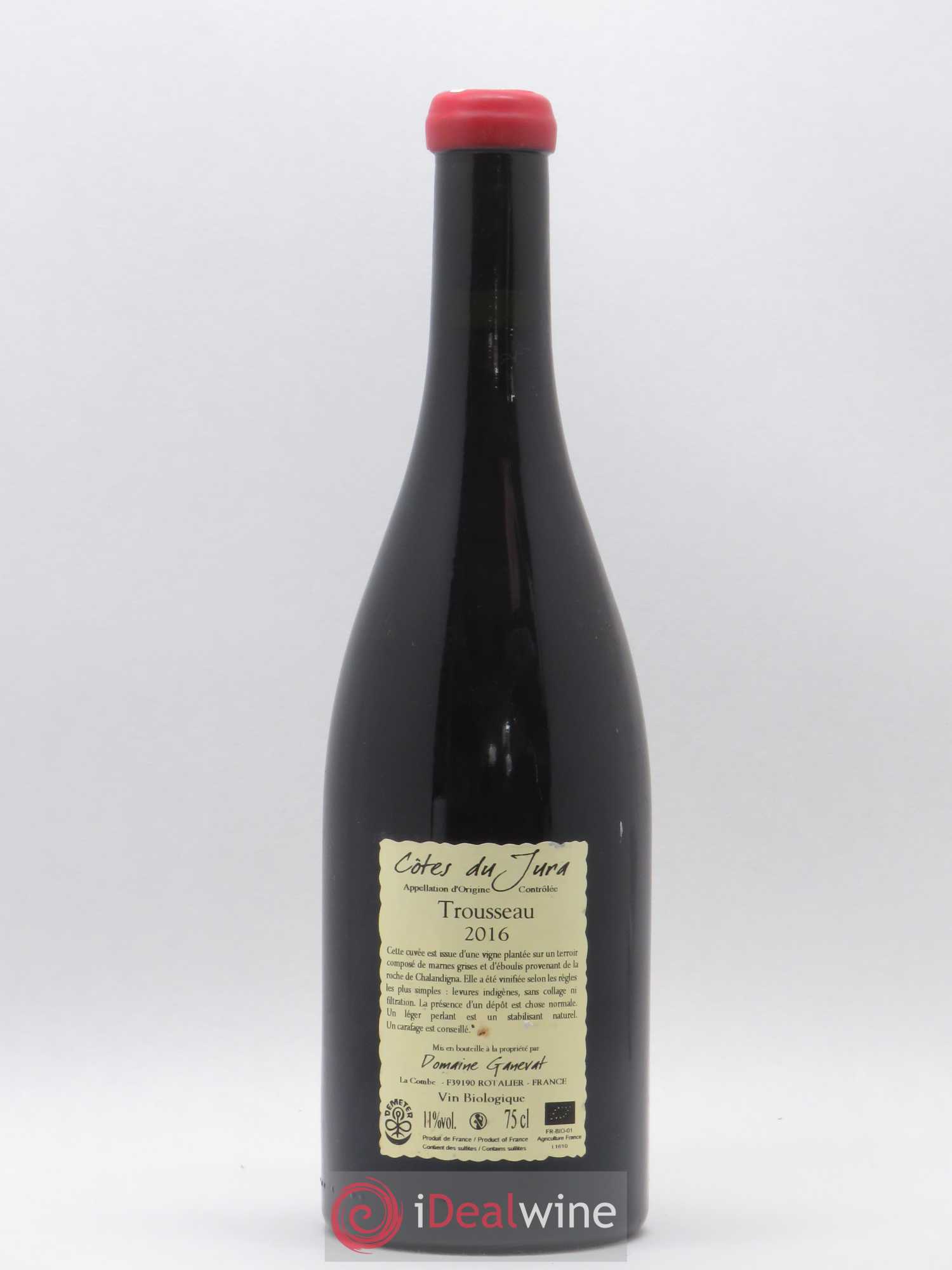 Côtes du Jura Plein Sud Jean-François Ganevat (Domaine) 2016 - Lot de 1 bouteille - 1