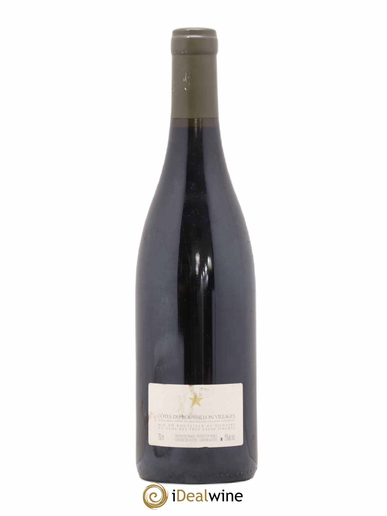 Côtes du Roussillon Villages Clos des Fées Hervé Bizeul 2010 - Lot de 1 bouteille - 1