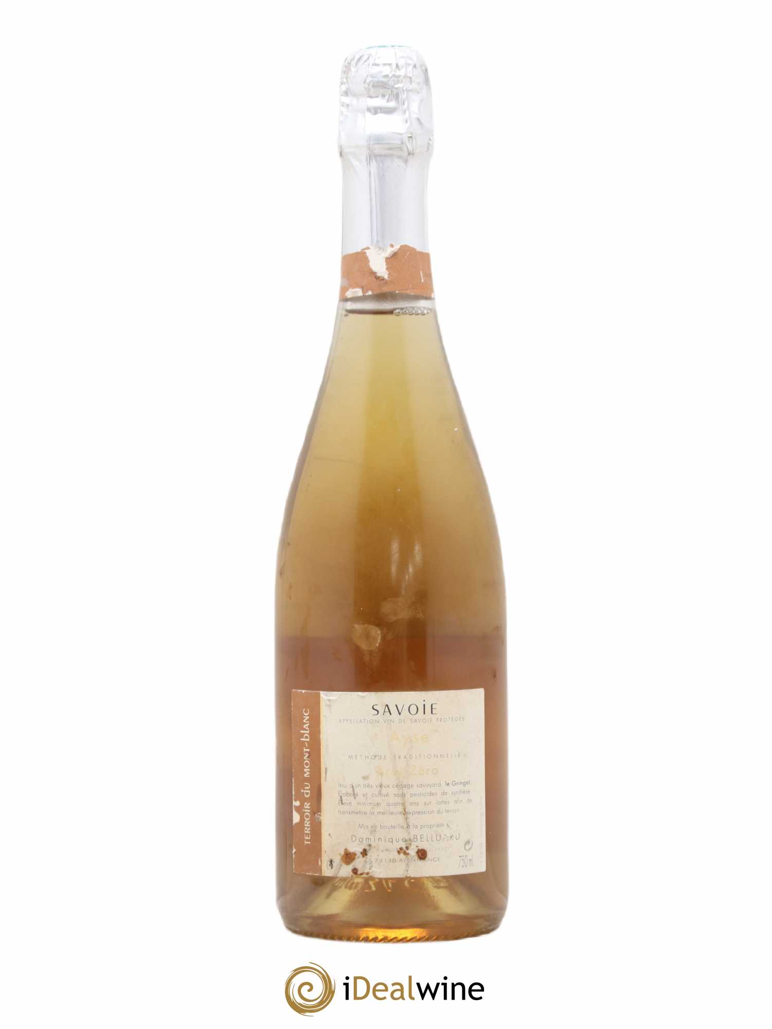 Vin de Savoie Ayse - Mont Blanc Domaine Belluard Brut Zéro 2010 - Lot de 1 bouteille - 1