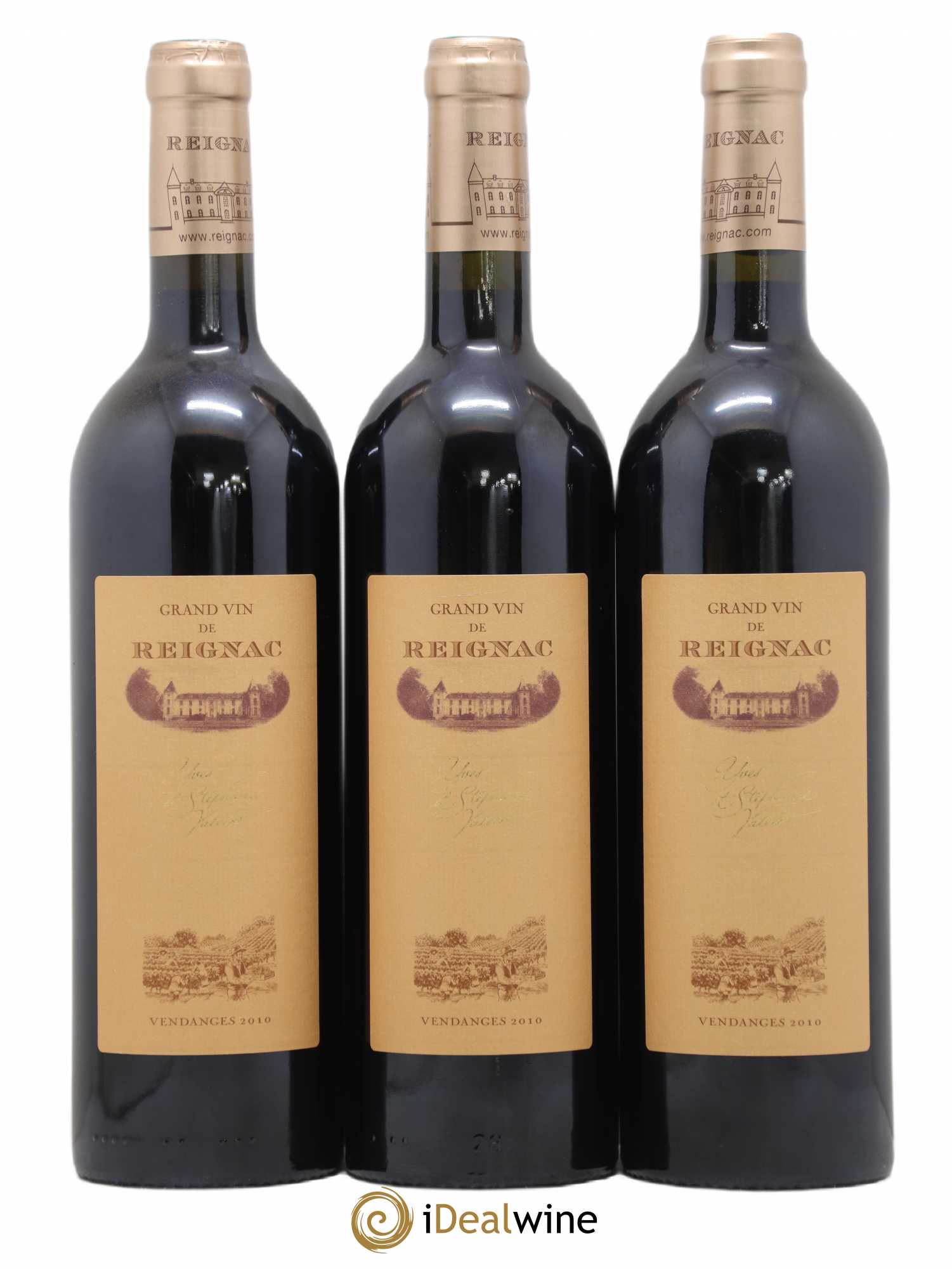 Grand vin de Reignac 2010 - Posten von 3 Flaschen - 0