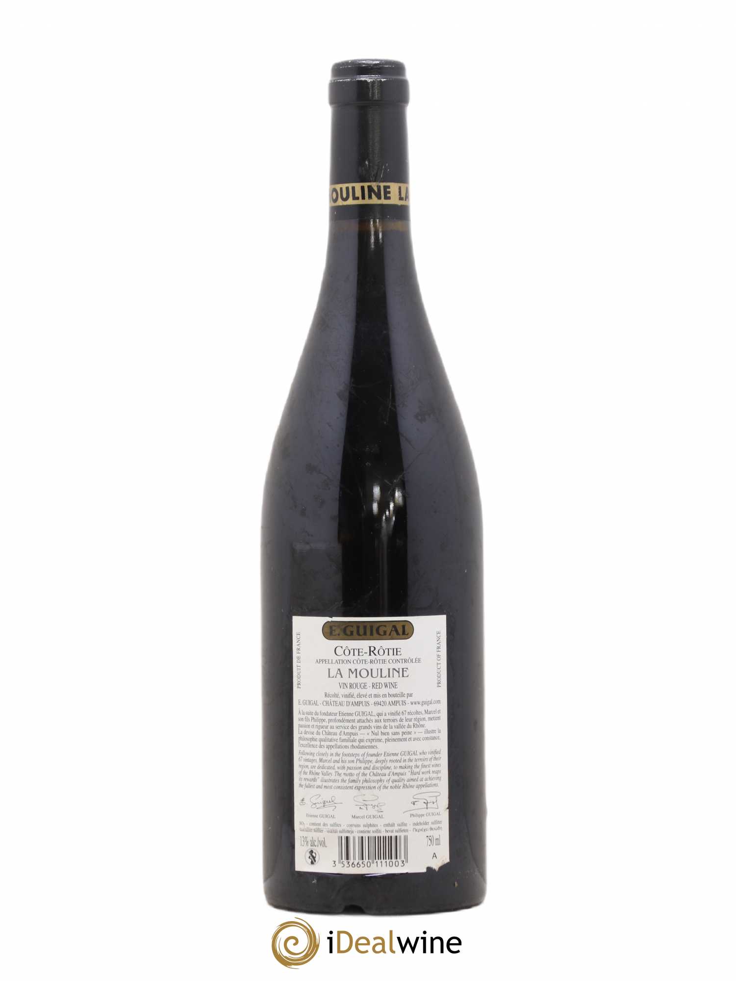 Côte-Rôtie La Mouline Guigal 2009 - Lot de 1 bouteille - 1