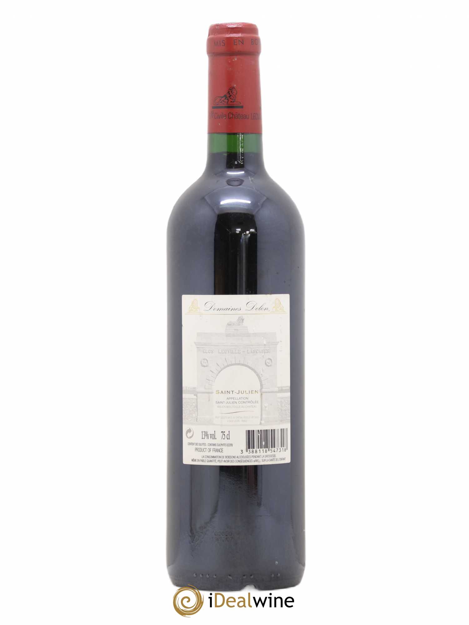 Château Léoville Las Cases 2ème Grand Cru Classé 2005 - Lot de 1 bouteille - 1