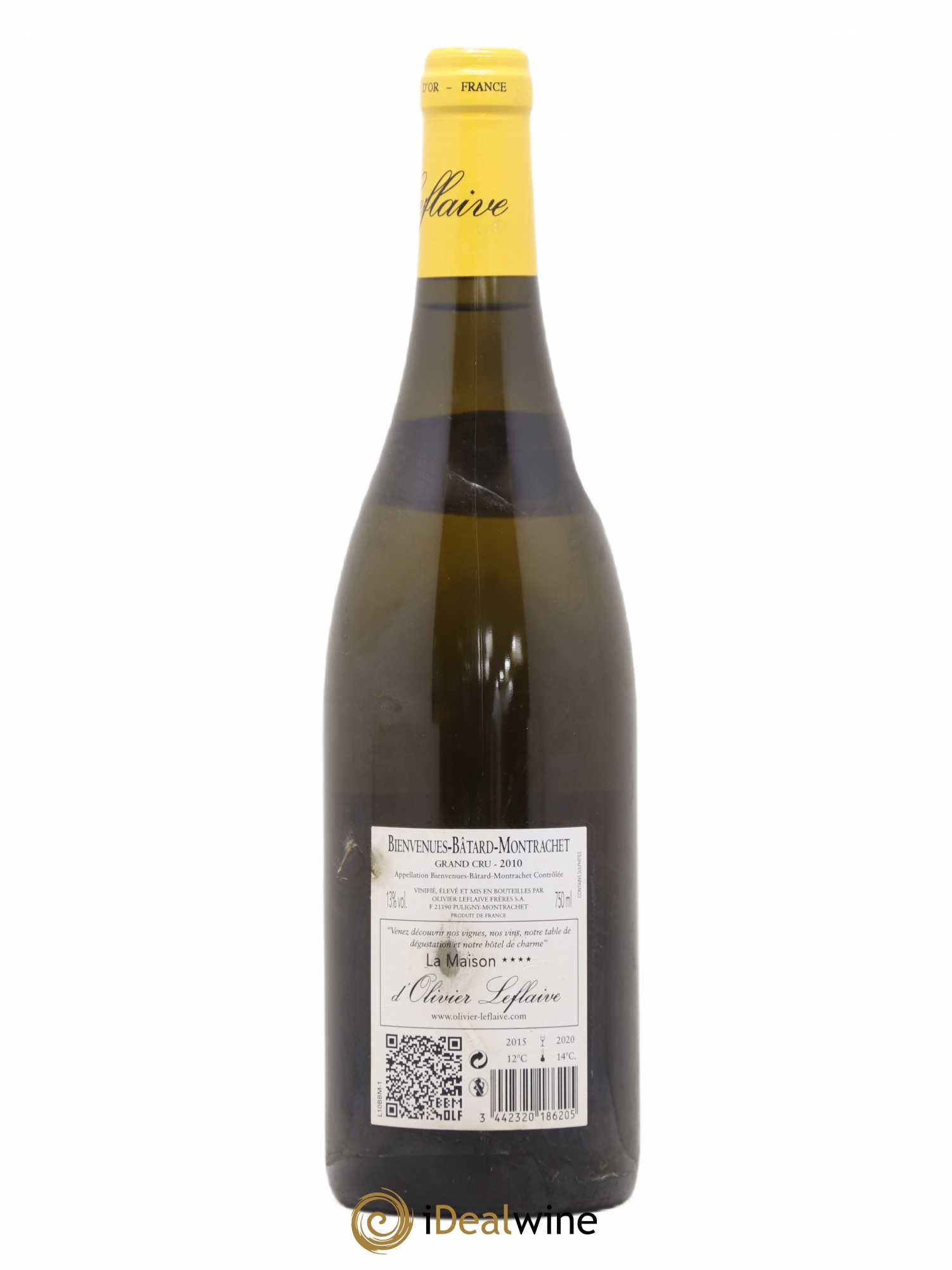 Bienvenues-Bâtard-Montrachet Grand Cru Olivier Leflaive 2010 - Lot de 1 bouteille - 1