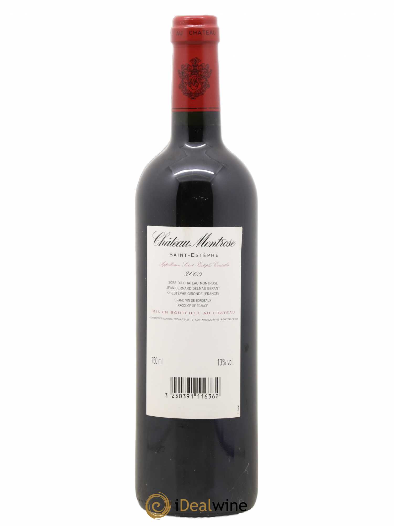 Château Montrose 2ème Grand Cru Classé 2005 - Lot de 1 bouteille - 1