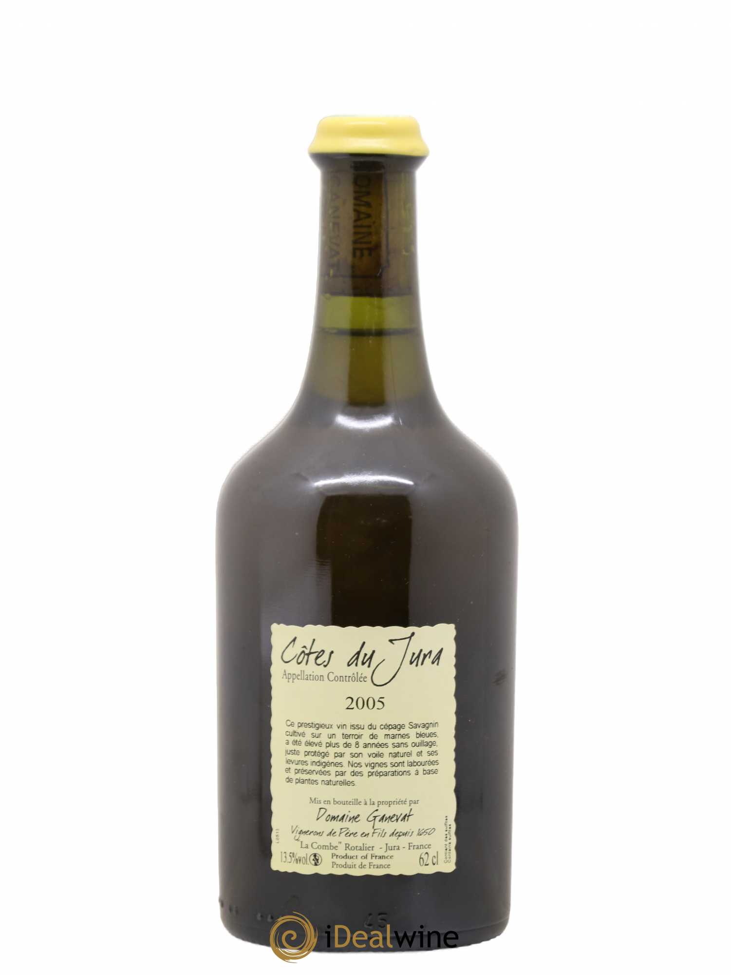 Côtes du Jura Vin Jaune Jean-François Ganevat (Domaine) 2005 - Lot de 1 bouteille - 1