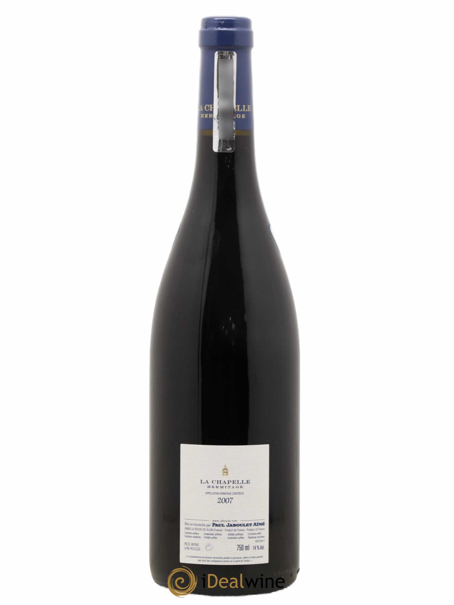 Hermitage La Chapelle Paul Jaboulet Ainé 2007 - Lot de 1 bouteille - 1